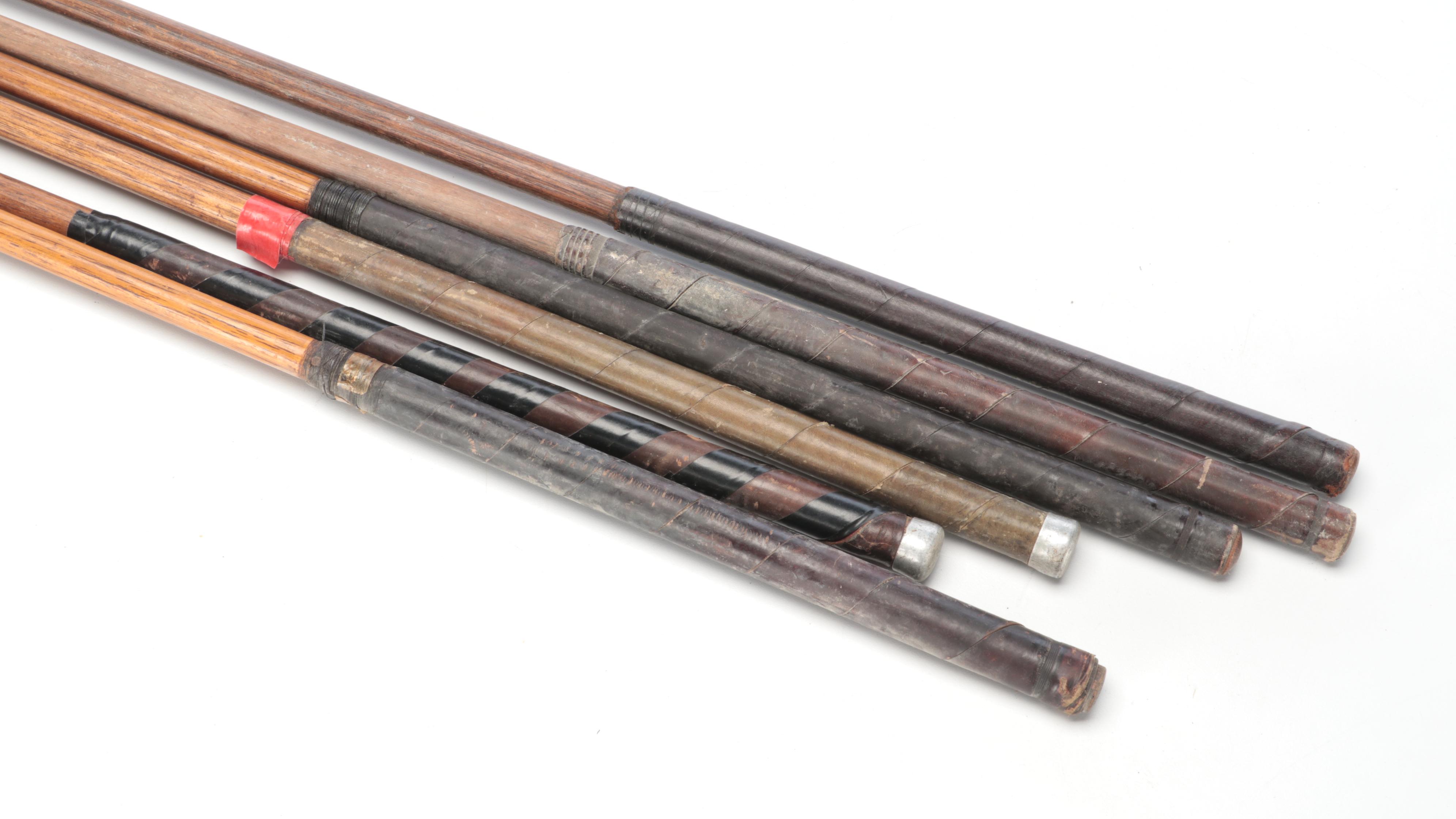 Hickory Stick and Persimmon Wood Golf Clubs