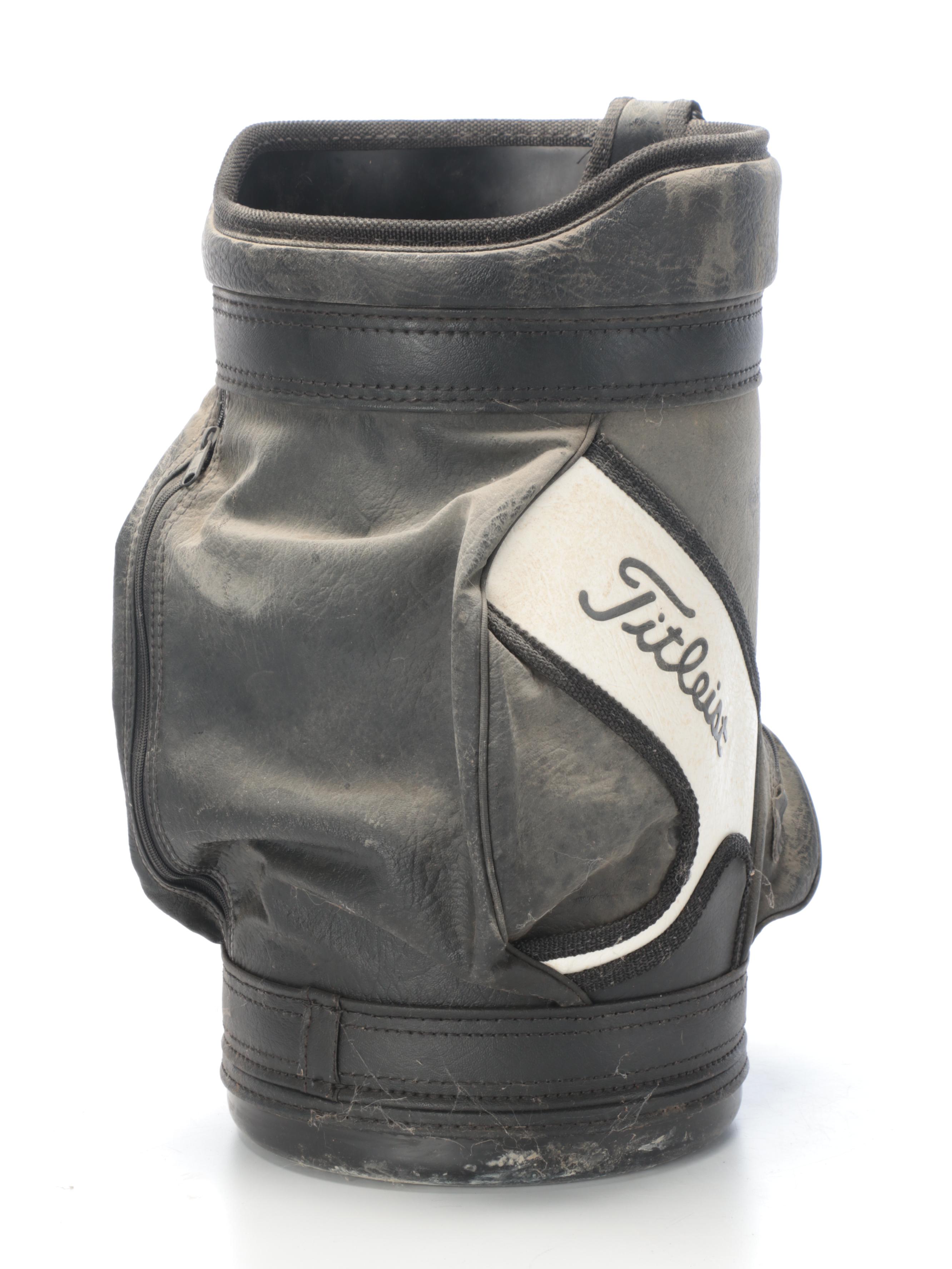 Titleist Irons, Cameron Putter and Titleist 20" Den Caddy Golf Bag