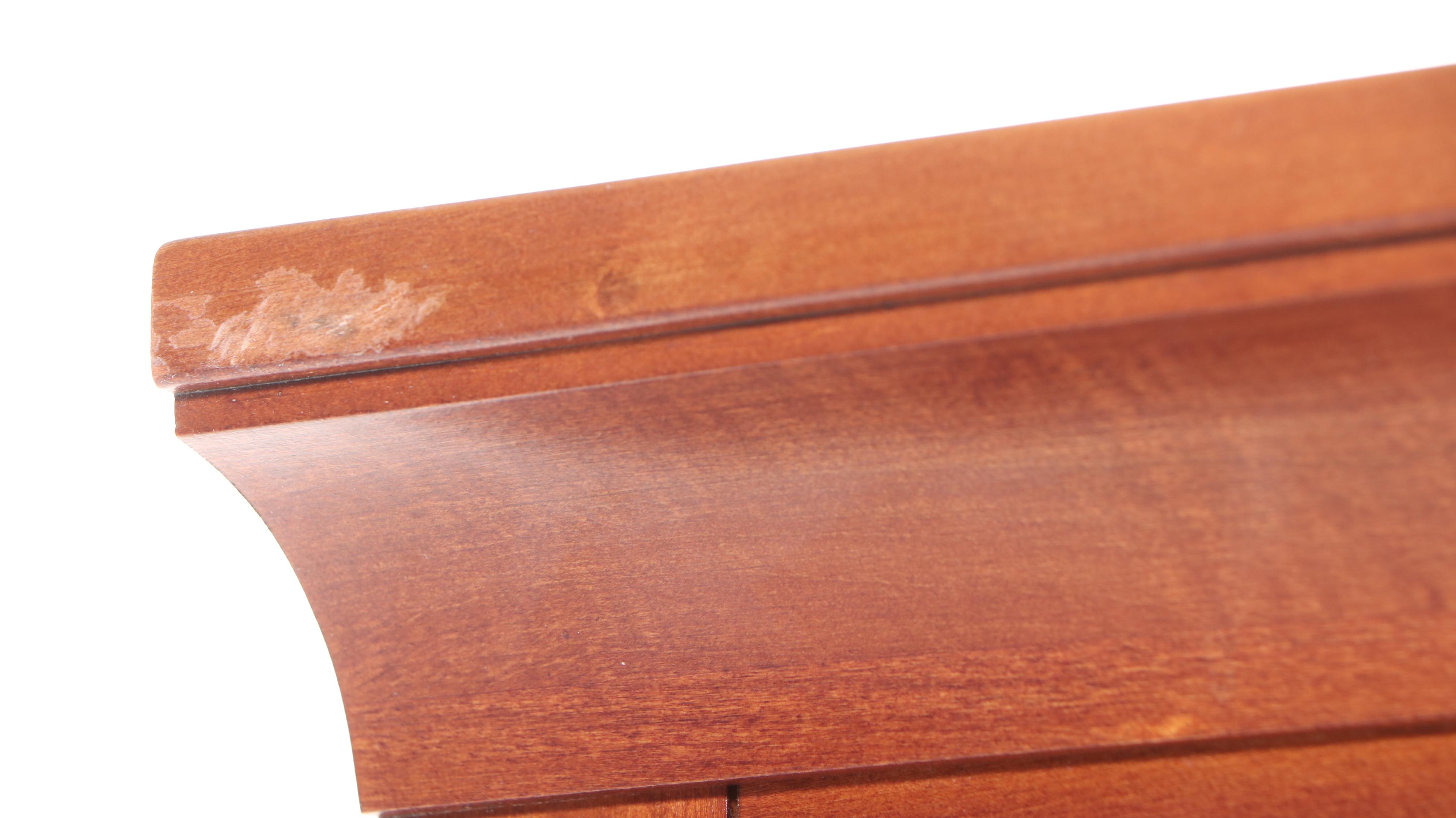 Shaker Style Maple Display Cabinet, Late 20th Century