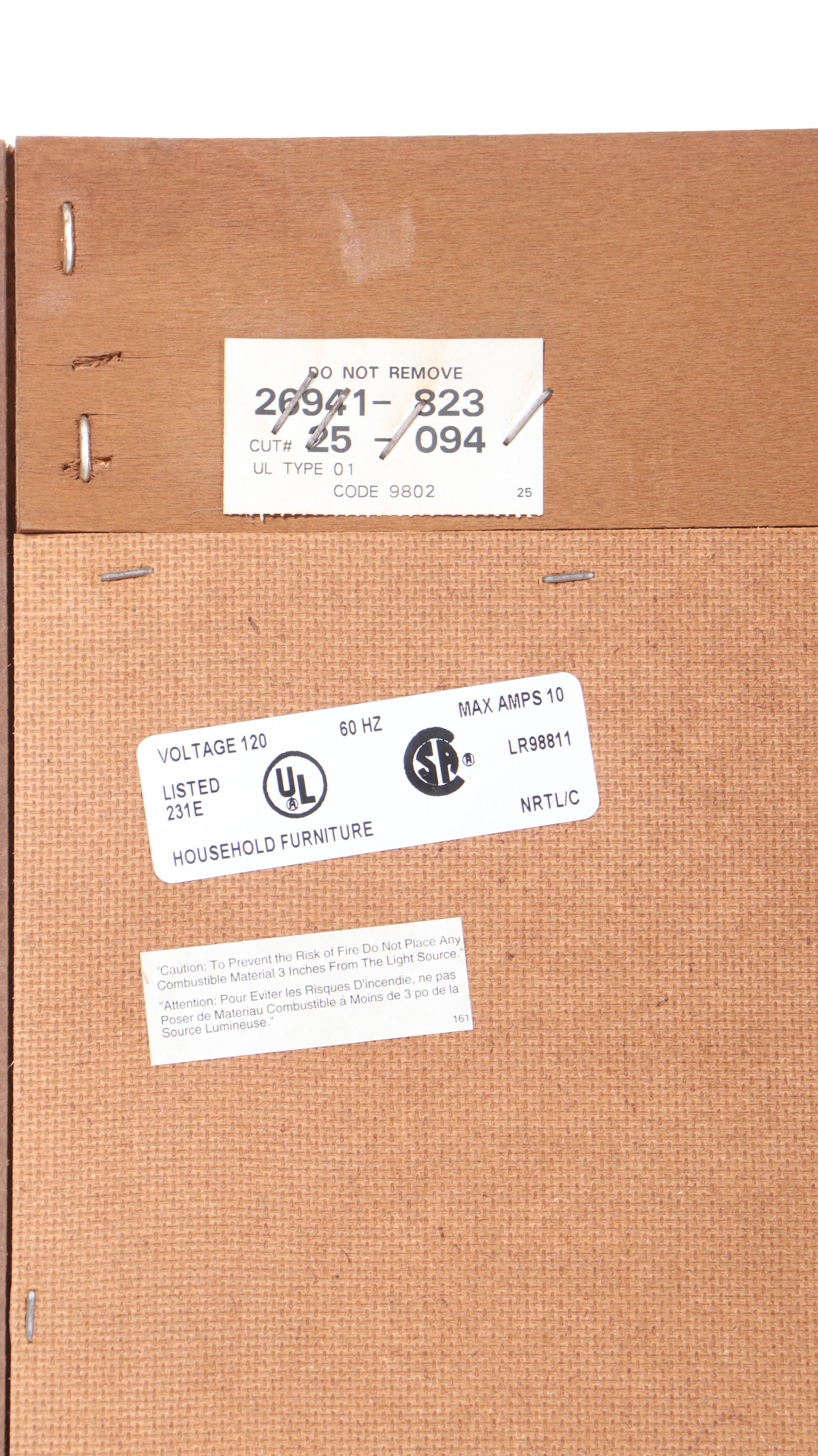 Shaker Style Maple Display Cabinet, Late 20th Century