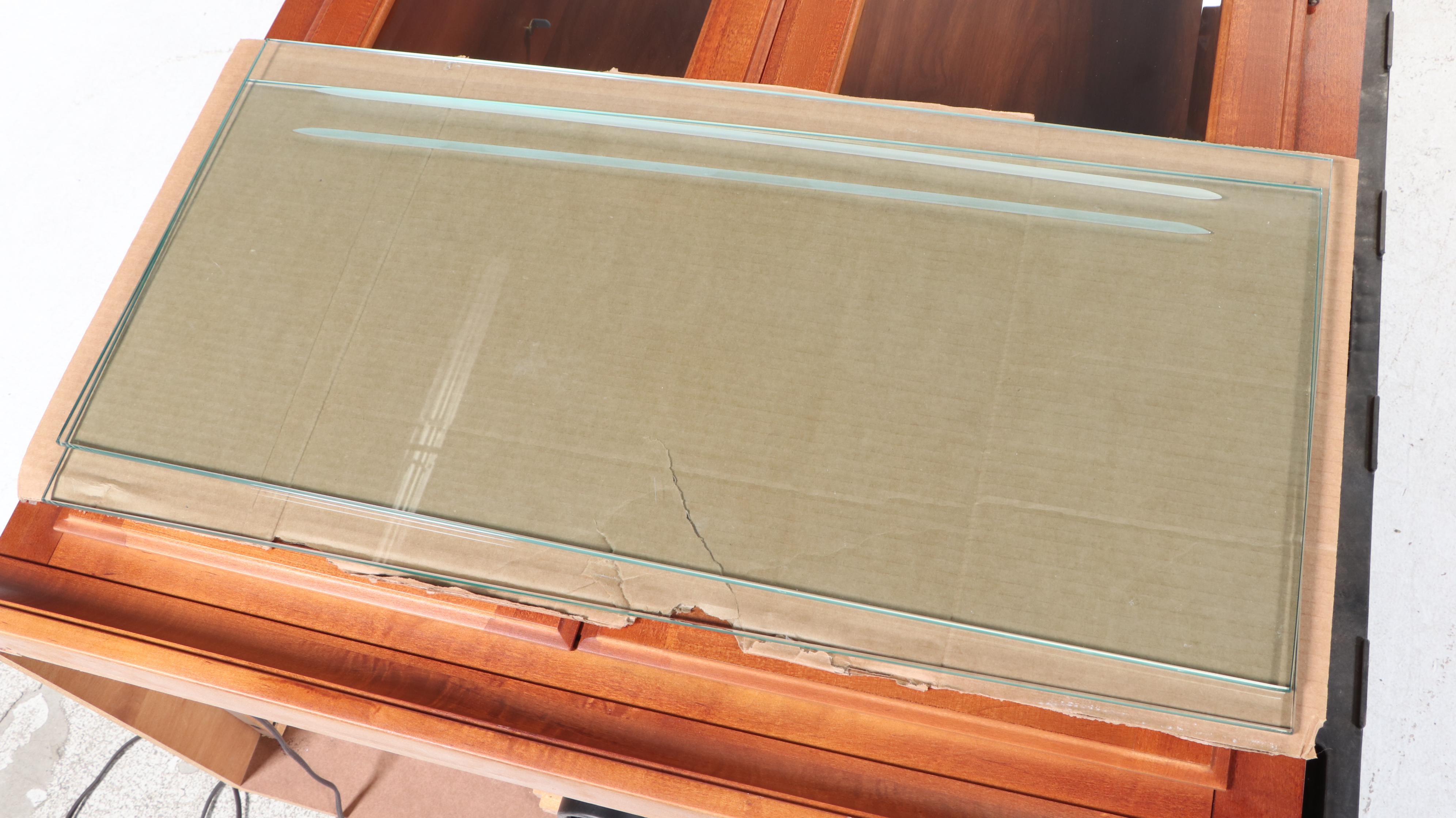 Shaker Style Maple Display Cabinet, Late 20th Century