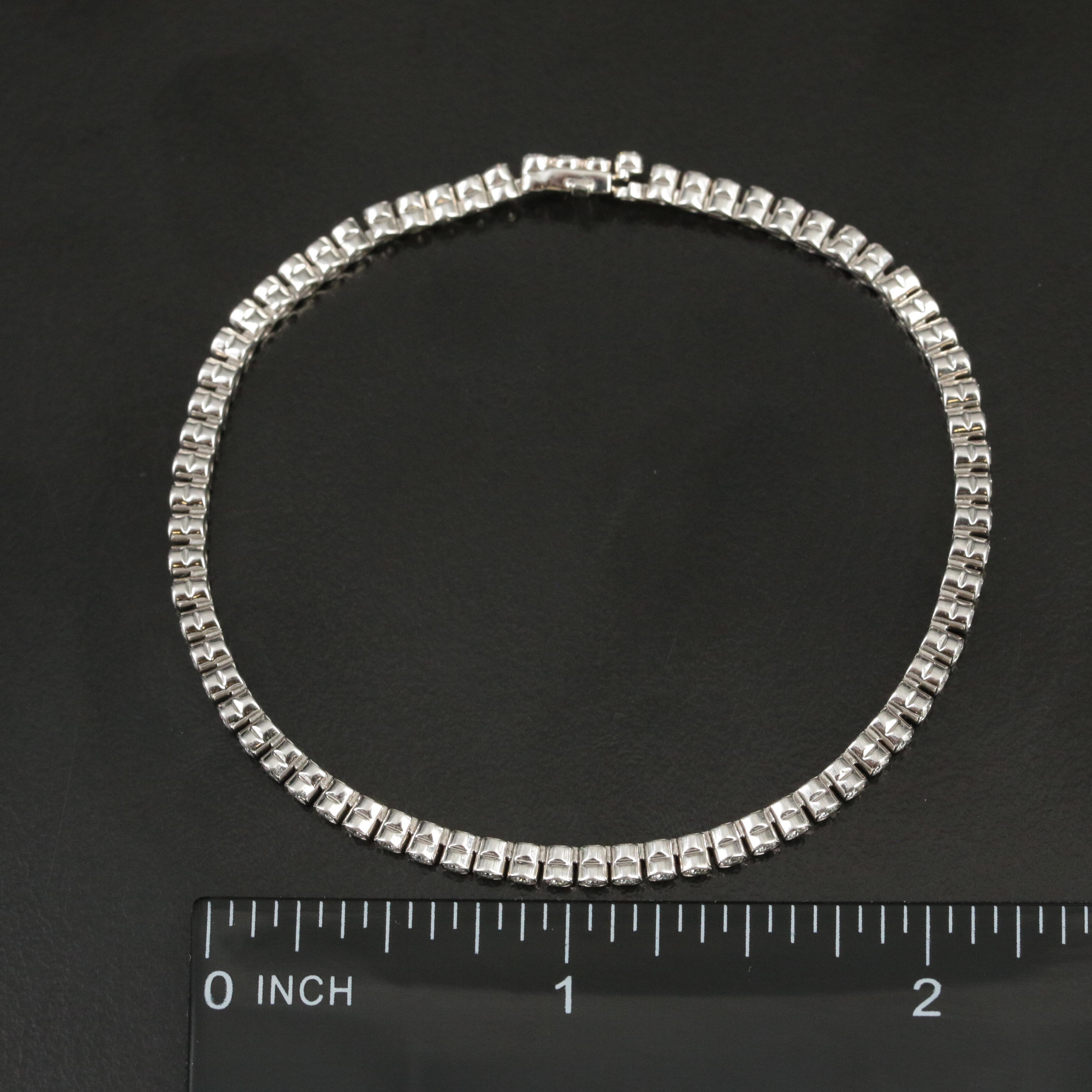 Tiffany & Co. "Jazz" Platinum 1.80 CTW Diamond Tennis Bracelet