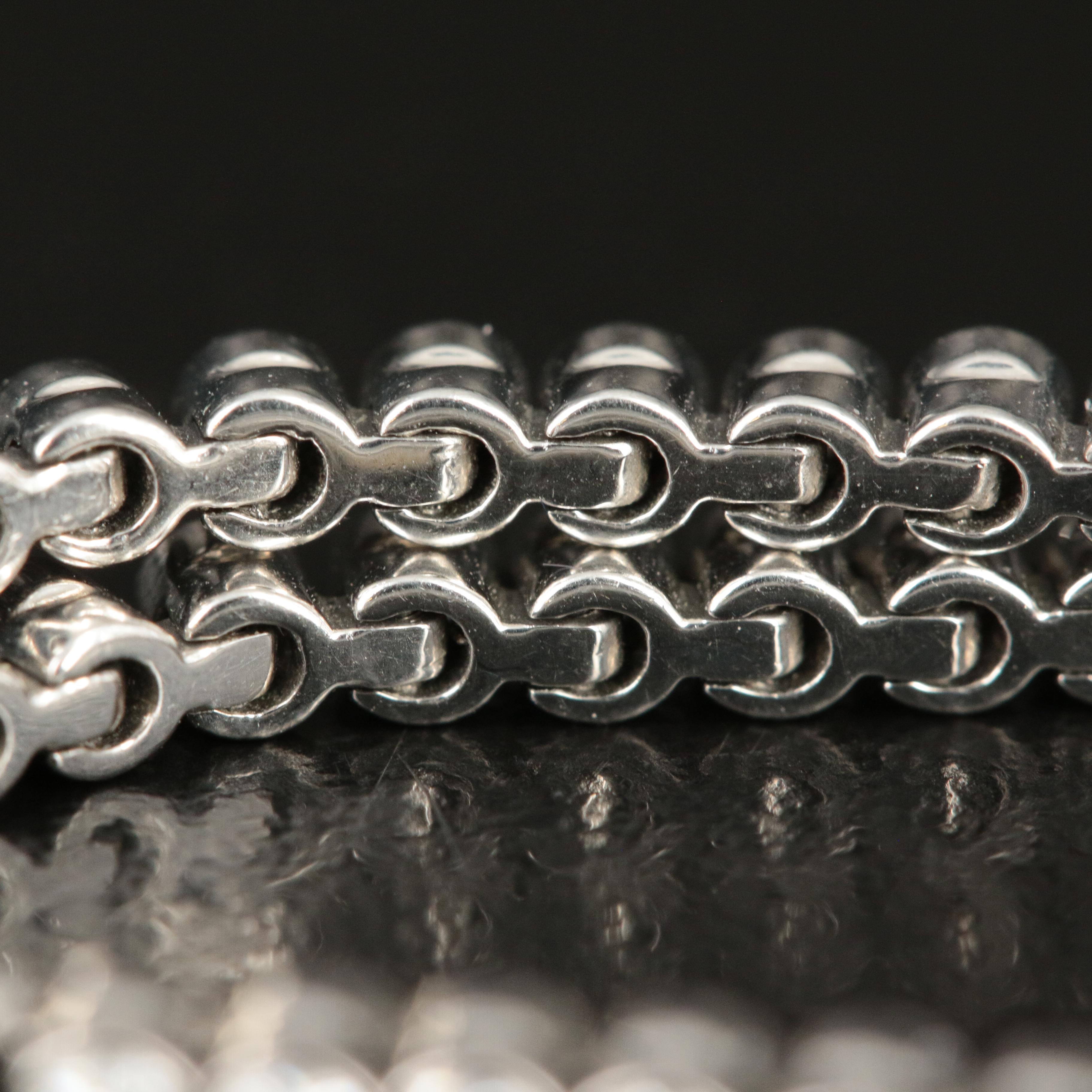 Tiffany & Co. "Jazz" Platinum 1.80 CTW Diamond Tennis Bracelet