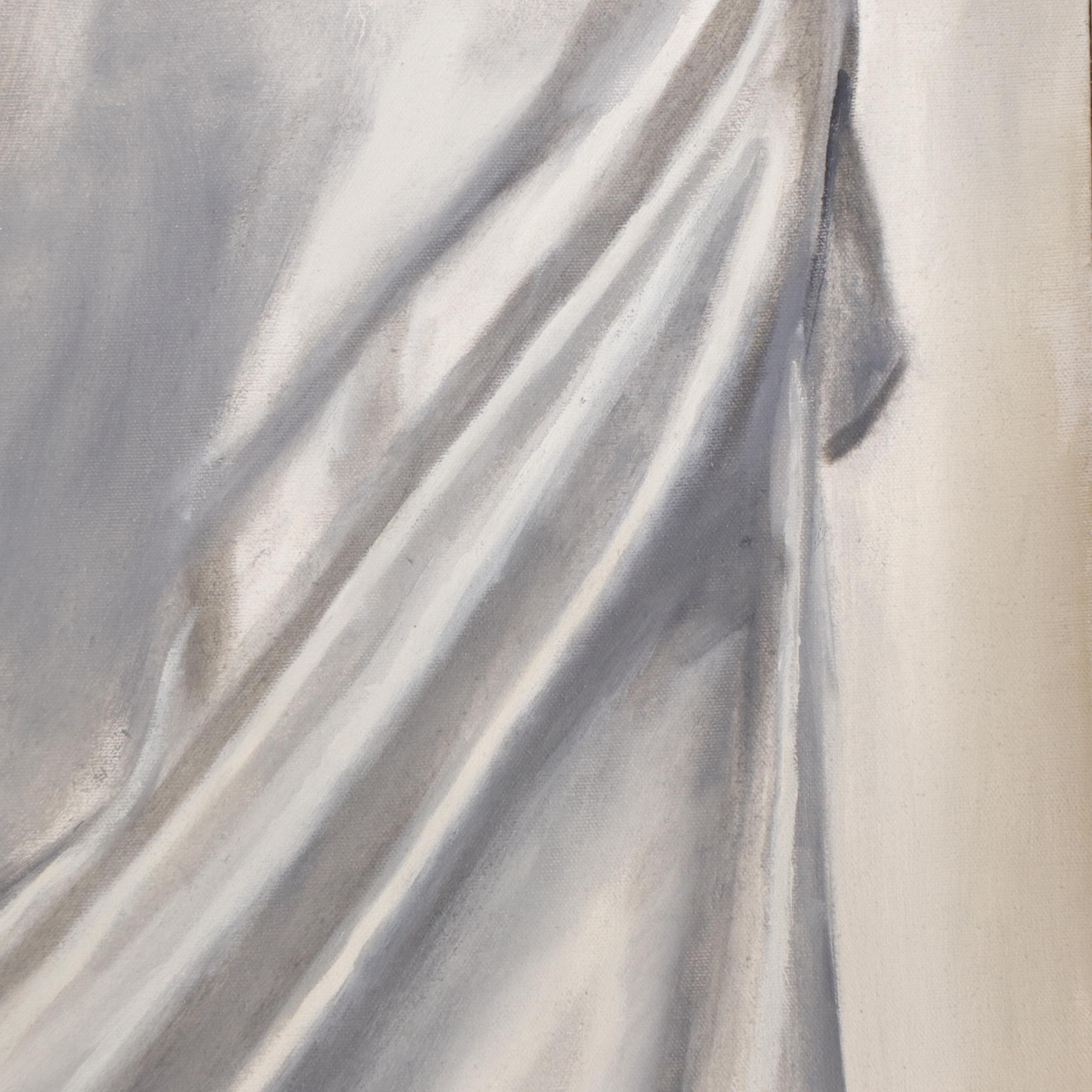 Gary Ross Still Life Acrylic Painting of Drapery Study