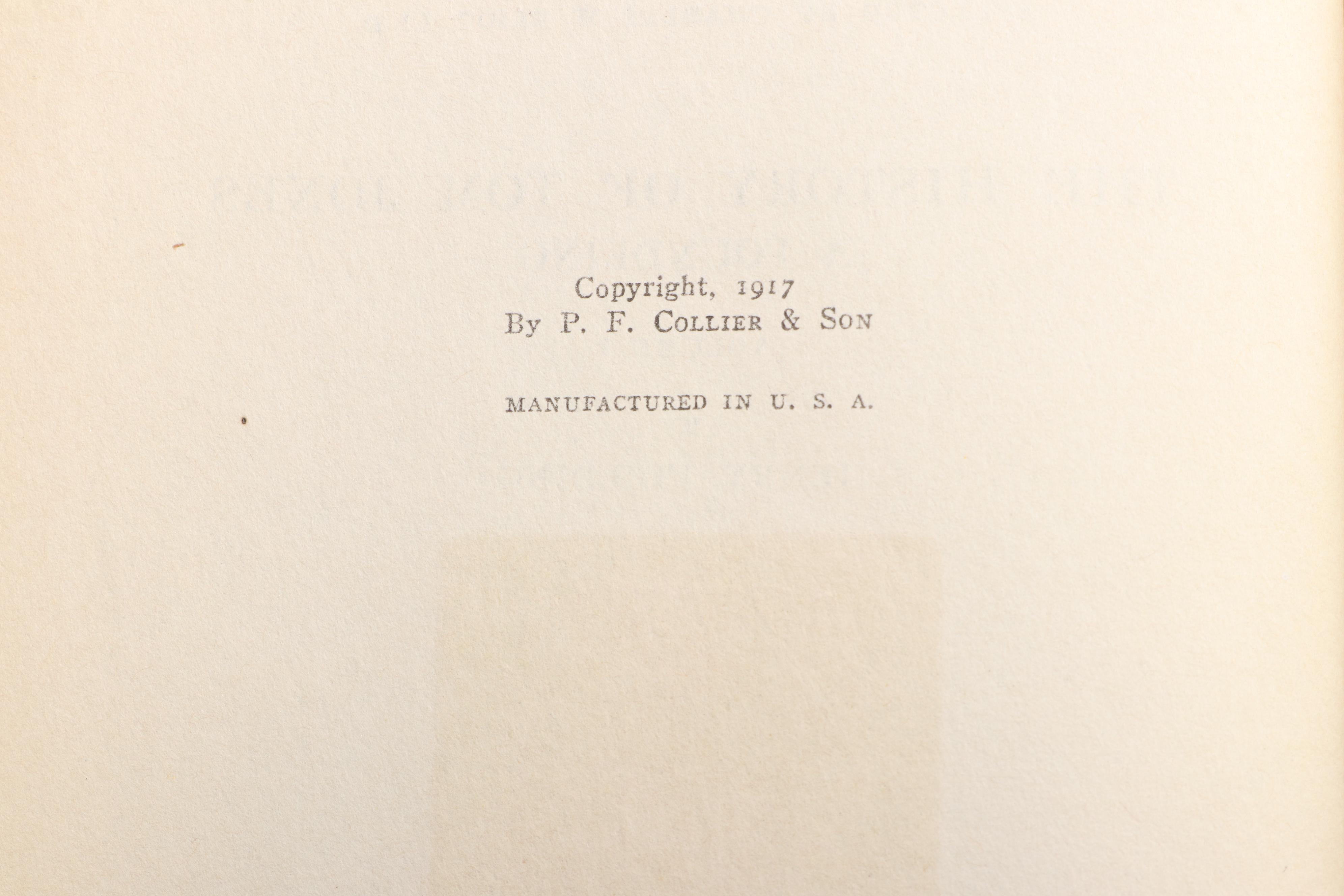 "The Harvard Classics Shelf of Fiction" Twenty-Volume Set, Early 20th Century