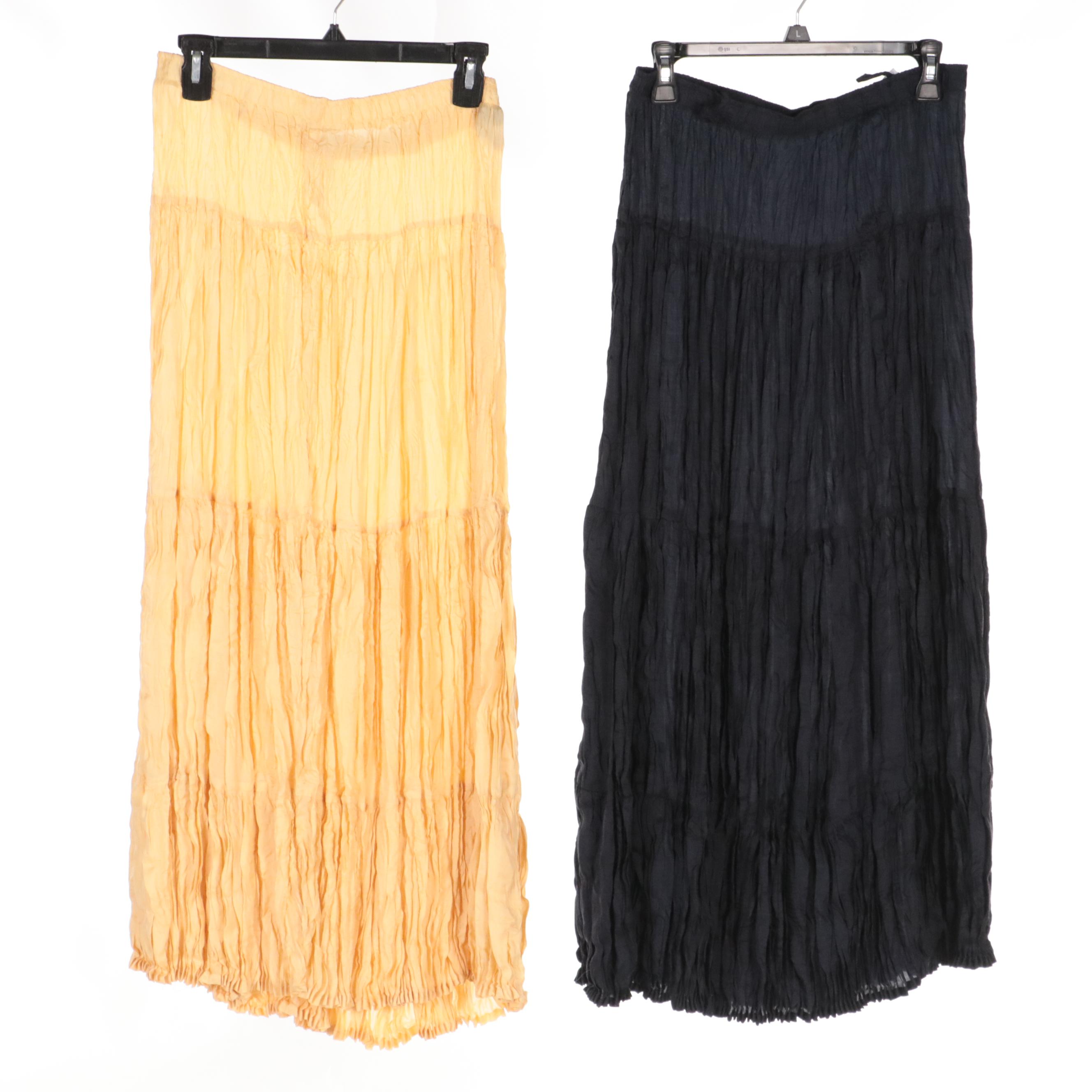 Finity and Tommy Bahama Printed Silk Skirts, Bloomingdale's Pleated