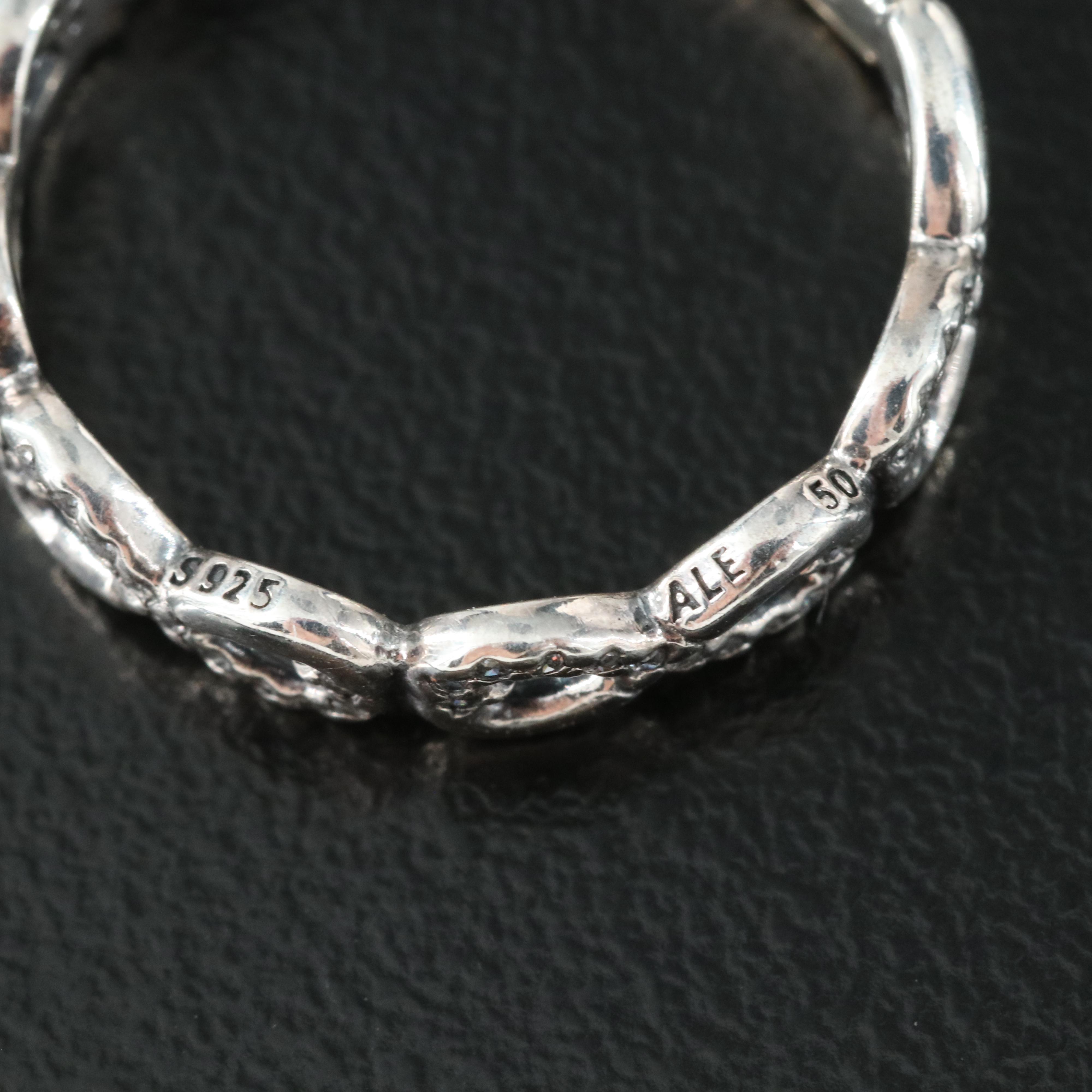 Pandora Sterling Cubic Zirconia Infinity Band