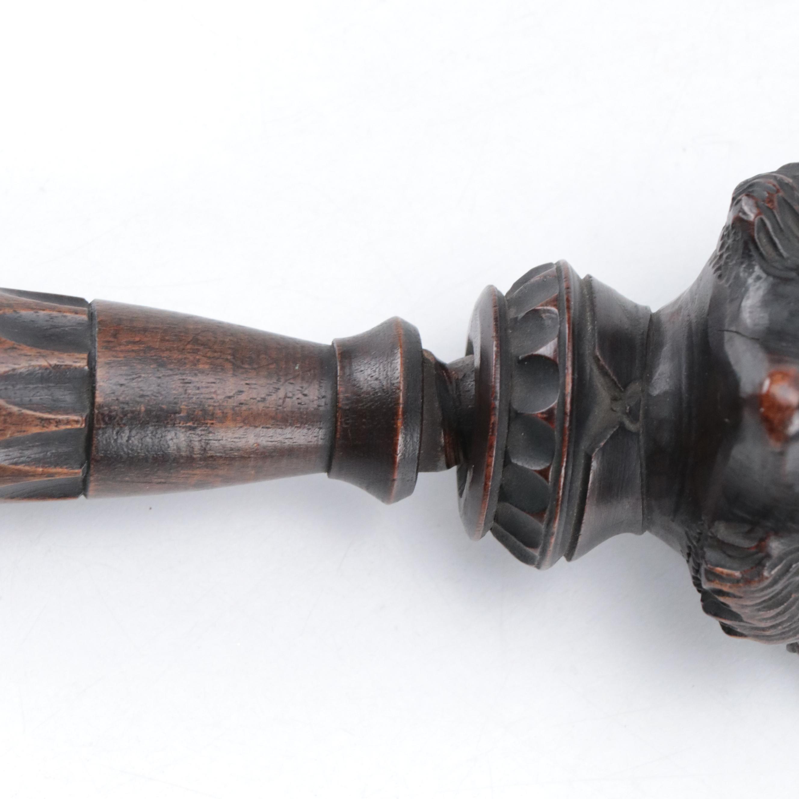 European Hand-Carved Nutcracker, 19th Century