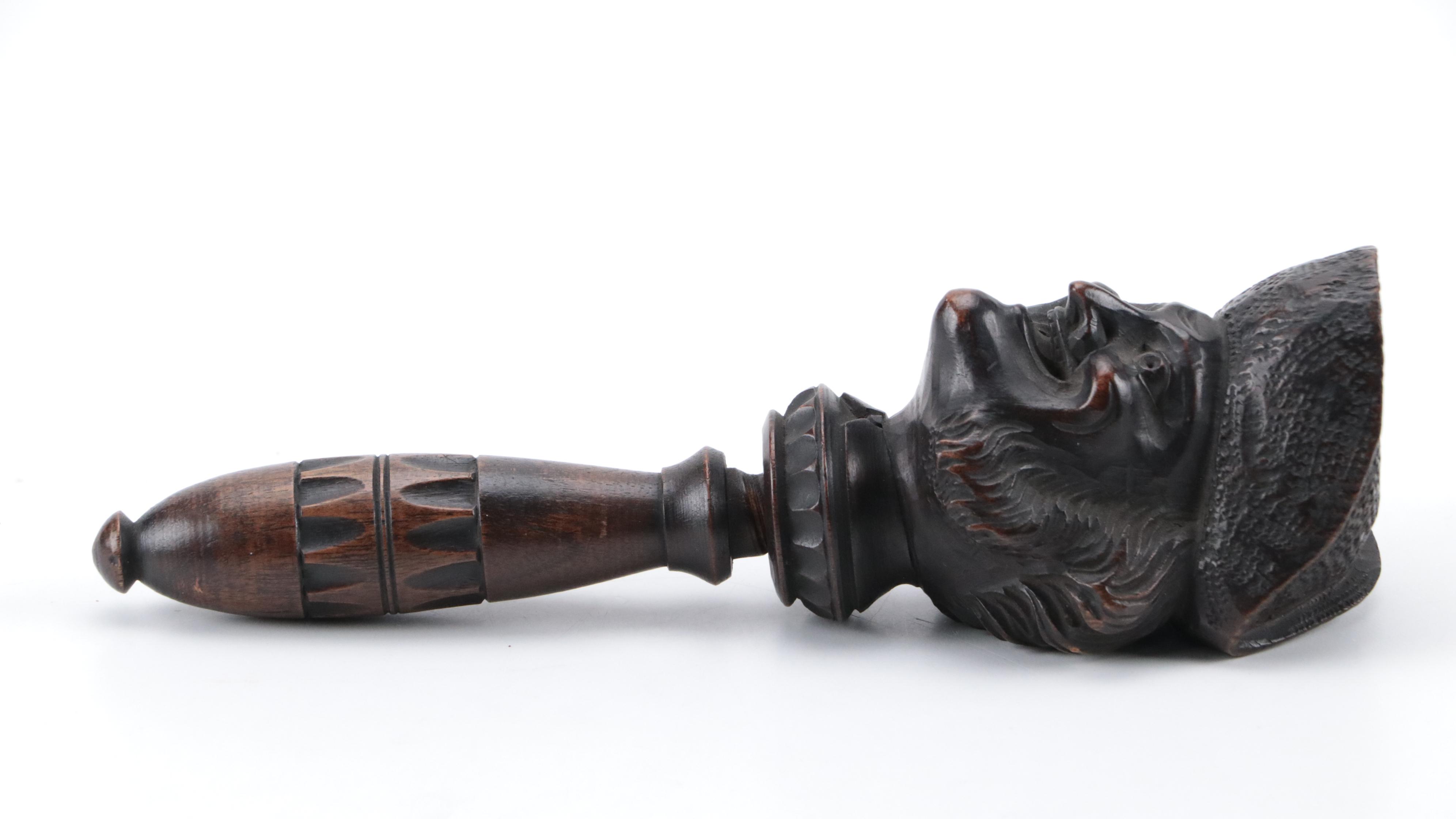 European Hand-Carved Nutcracker, 19th Century