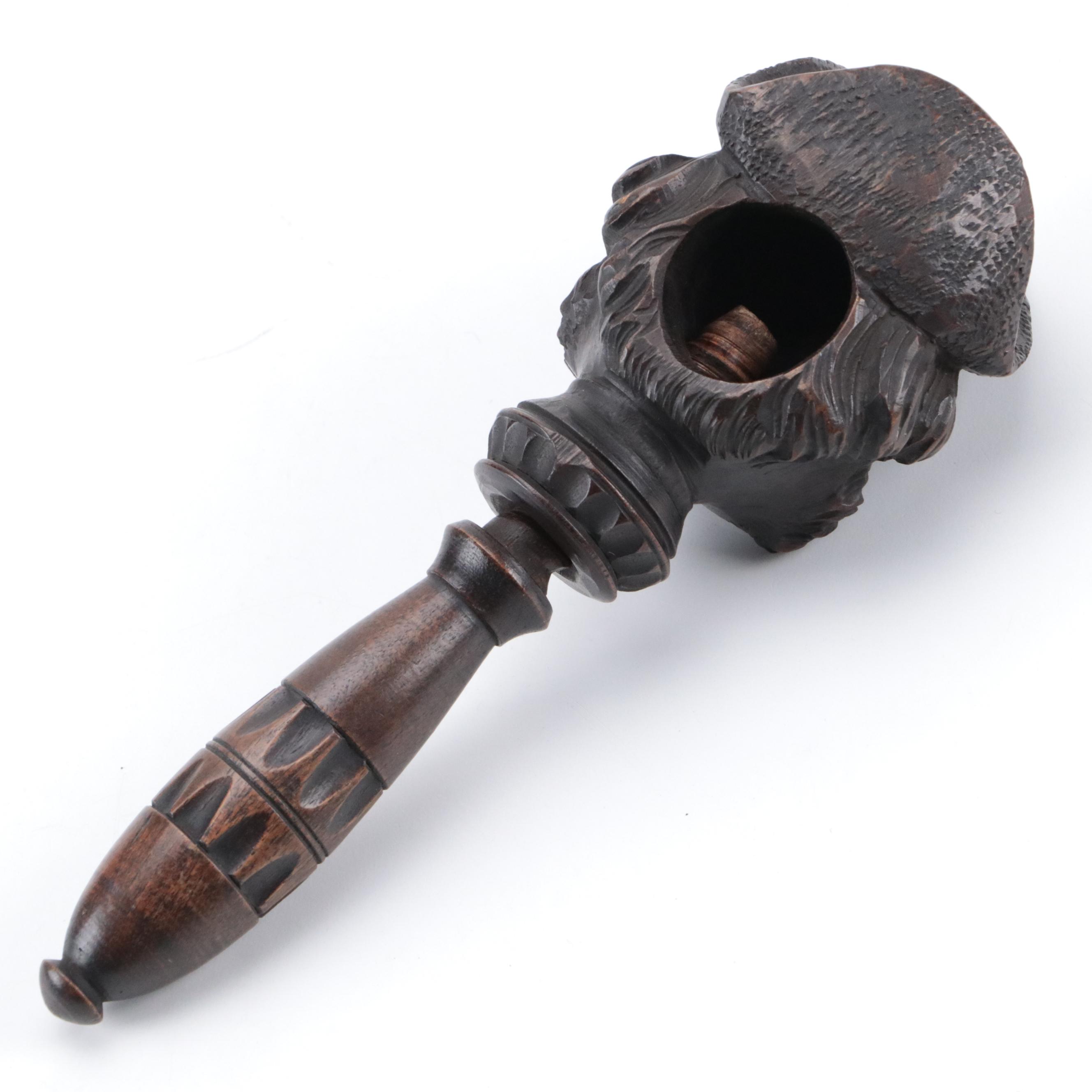 European Hand-Carved Nutcracker, 19th Century