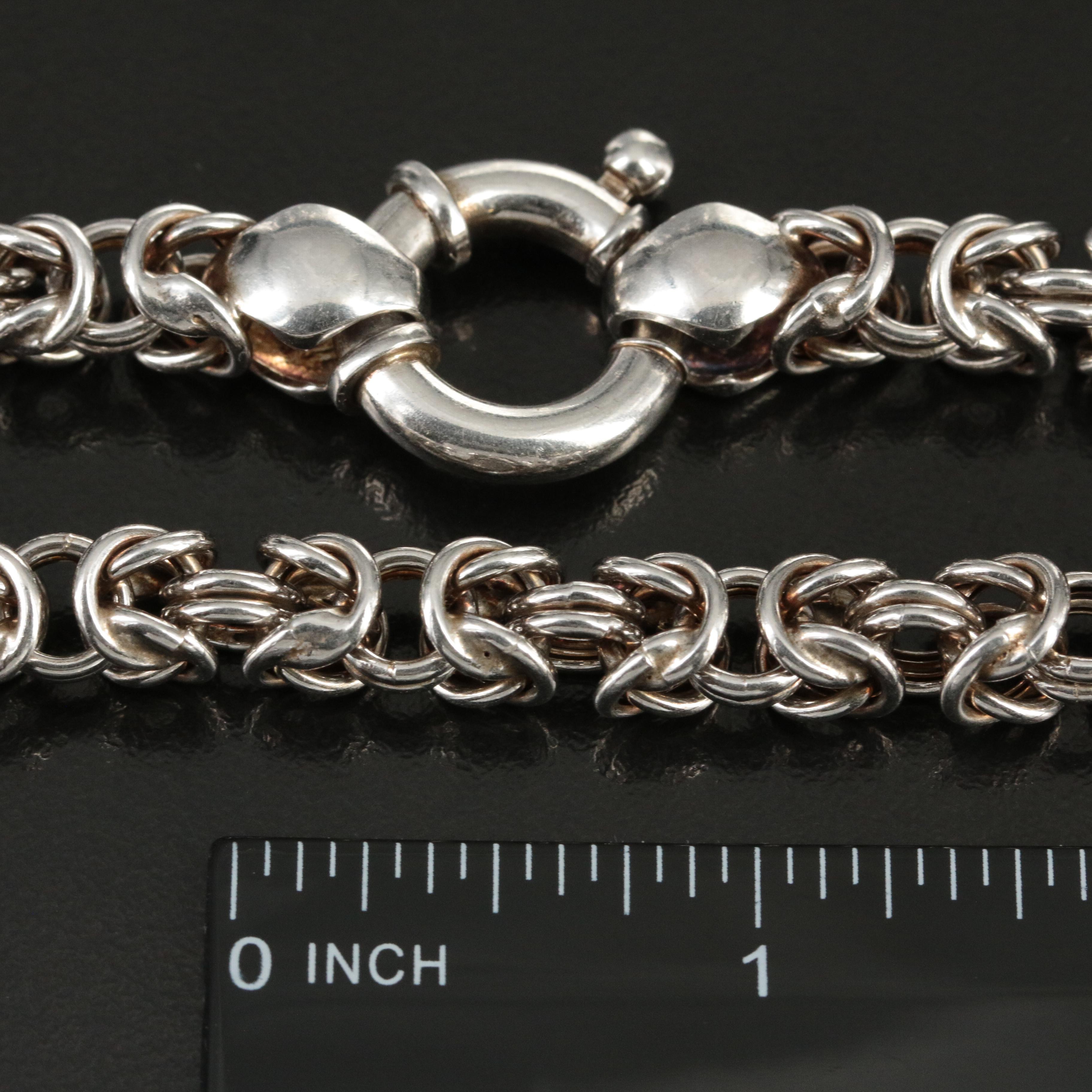 Italian Sterling Byzantine Chain