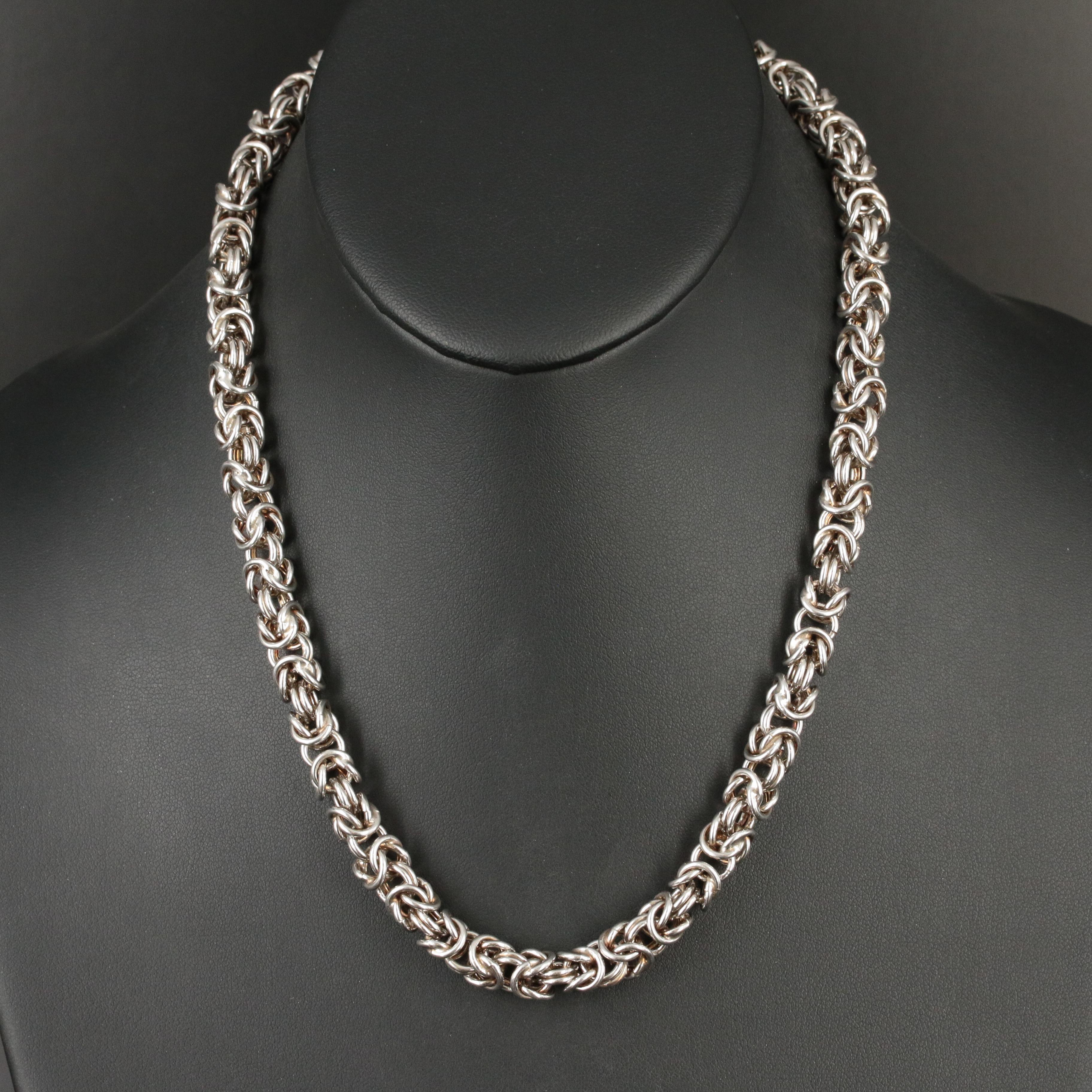 Italian Sterling Byzantine Chain