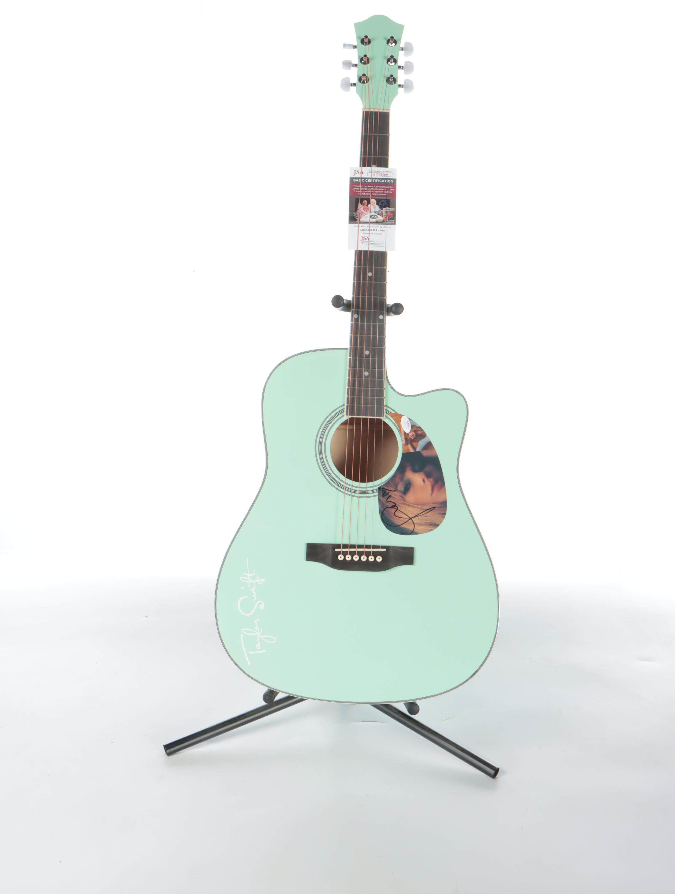 Taylor Swift Decal-Signed BCP Acoustic Guitar