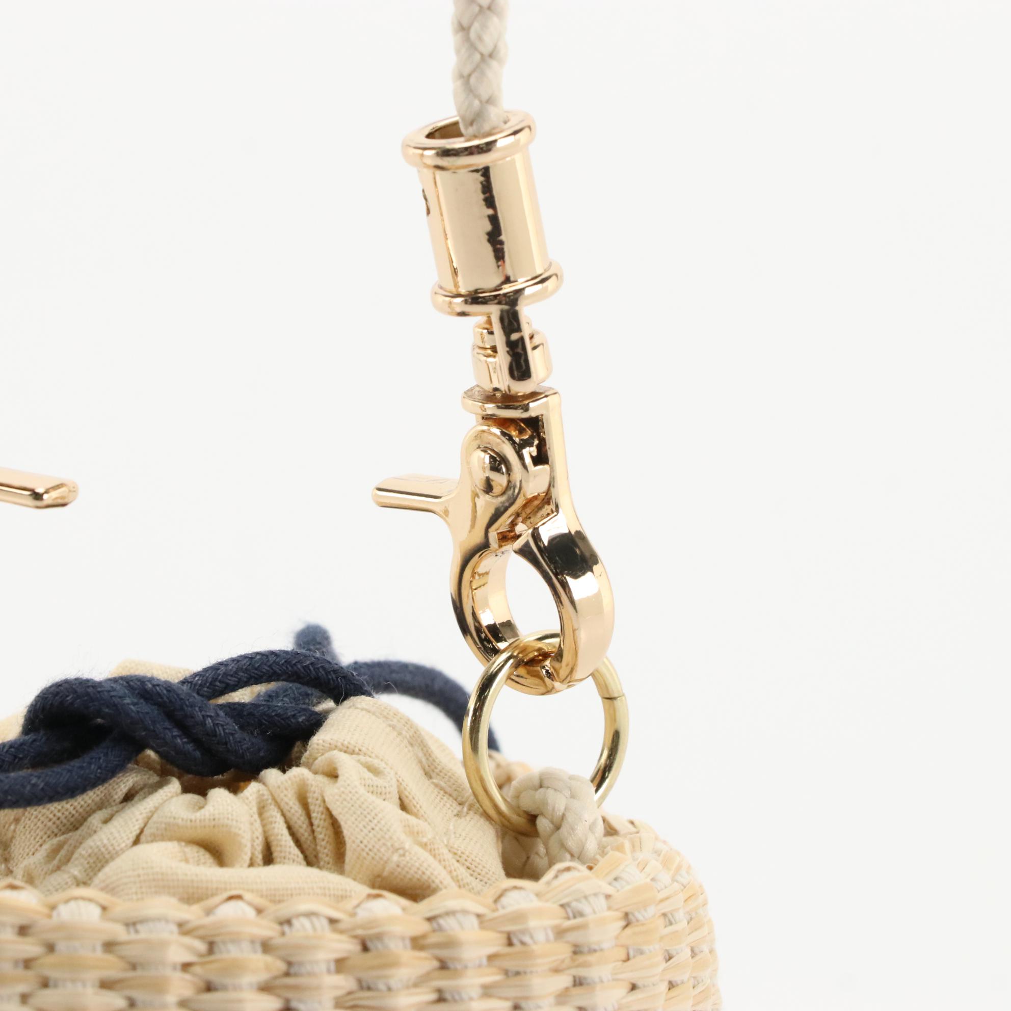 Christian Dior Beauty Small Drawstring Pouch Crossbody with Braided Rope Cord