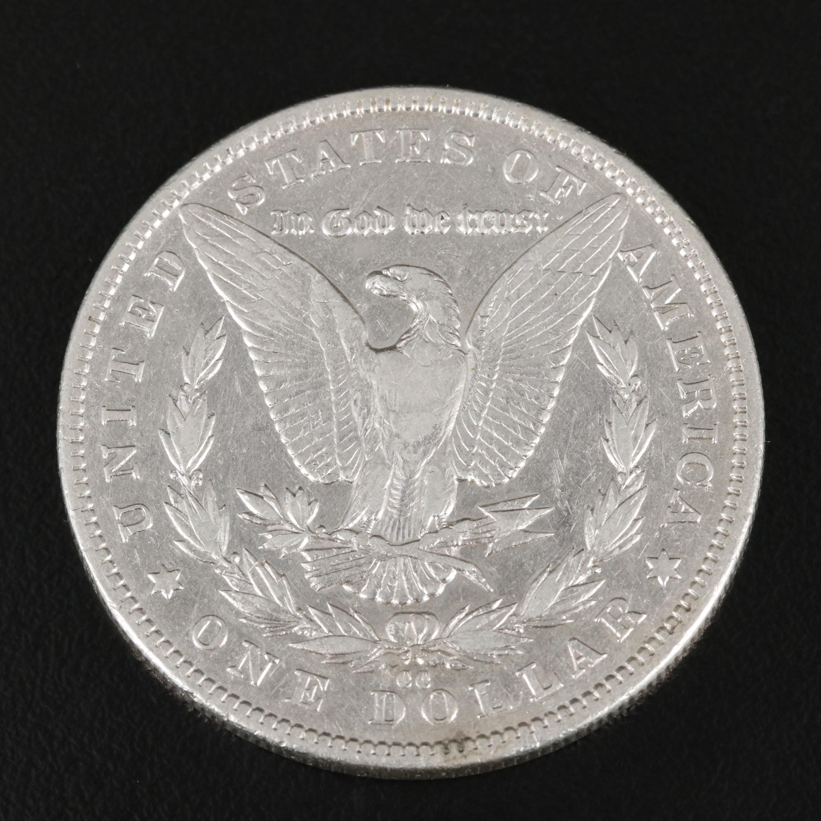 1890-CC Morgan Silver Dollar