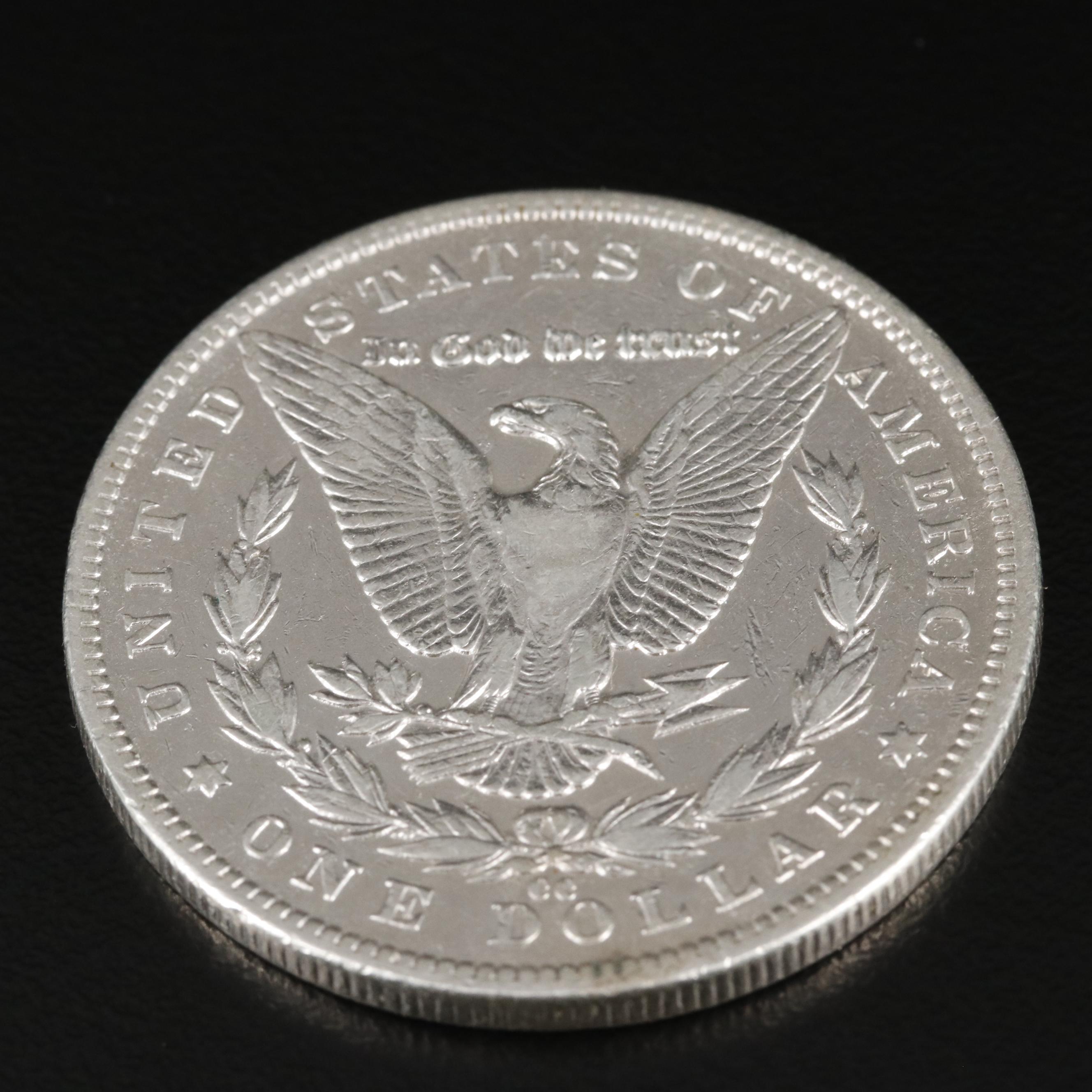 1890-CC Morgan Silver Dollar