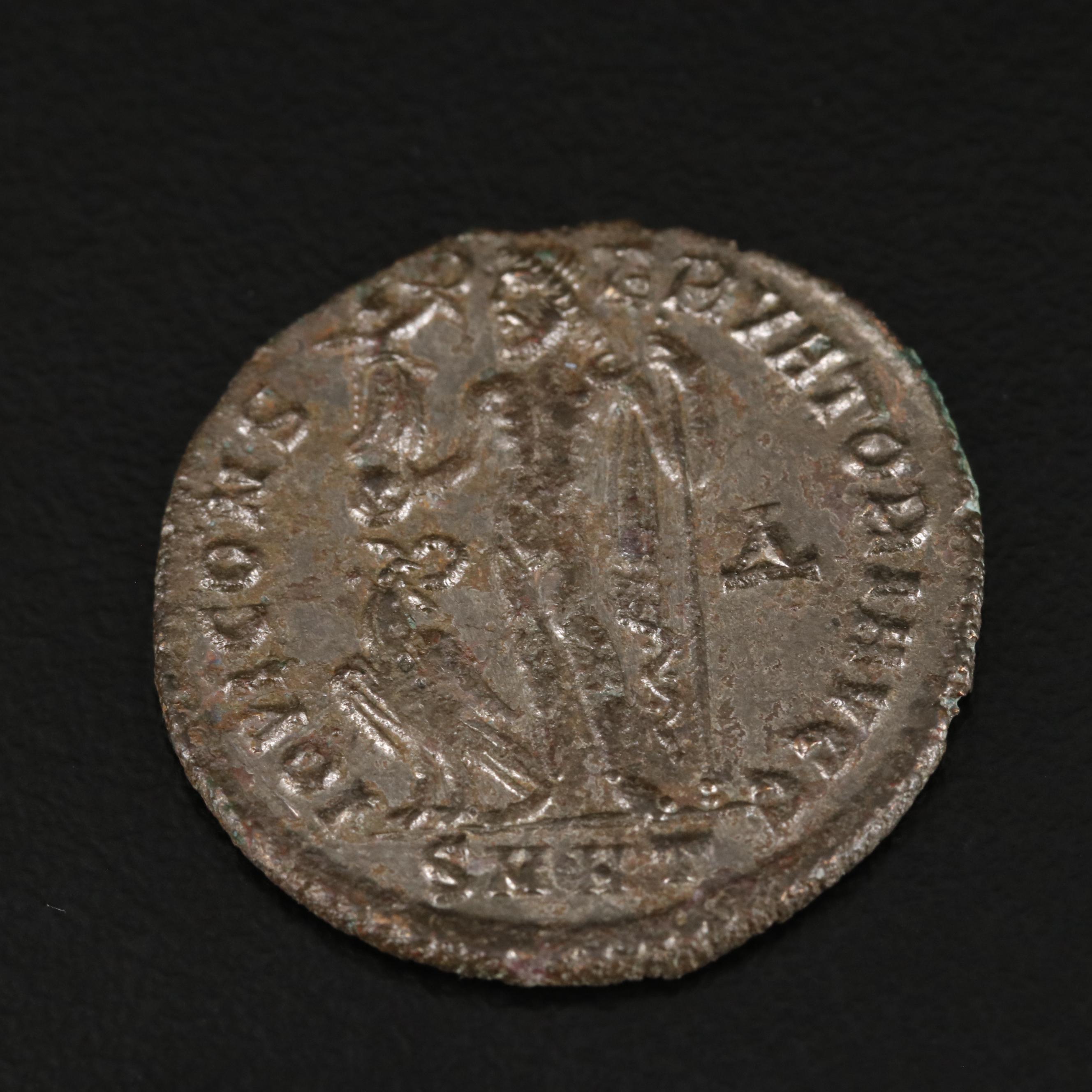 Ancient Roman Imperial Follis Coin of Licinius I, ca. 308 A.D.