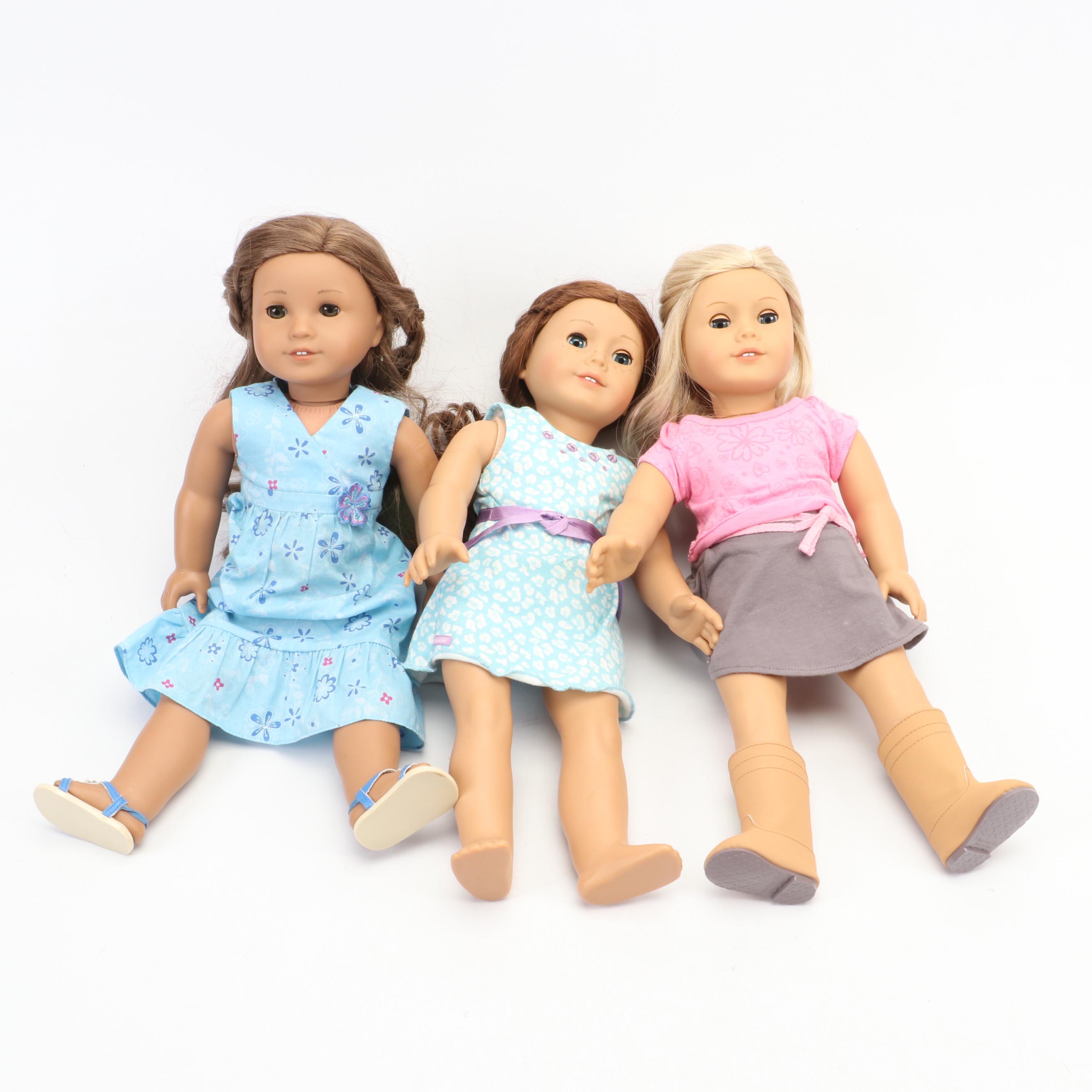 American Girl "Samantha Parkington" with More Dolls, Clothes and Accessories