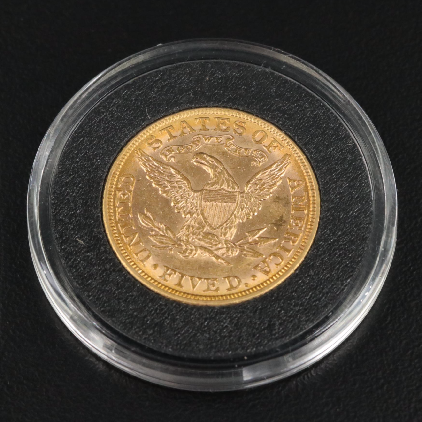 1881 United States Liberty Five Dollar Gold Coin