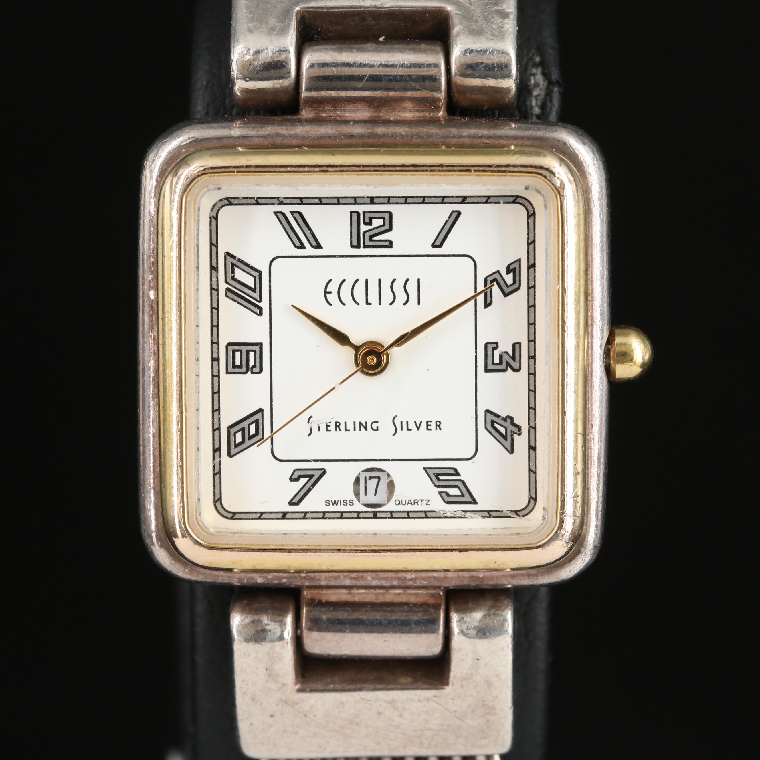 Ecclissi Sterling Silver Quartz Watch