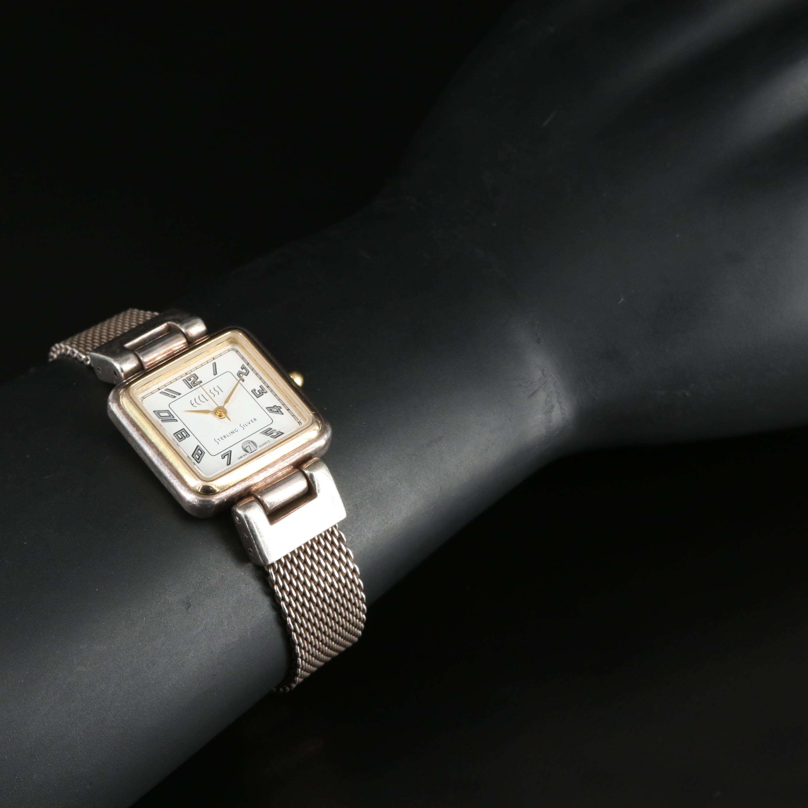 Ecclissi Sterling Silver Quartz Watch