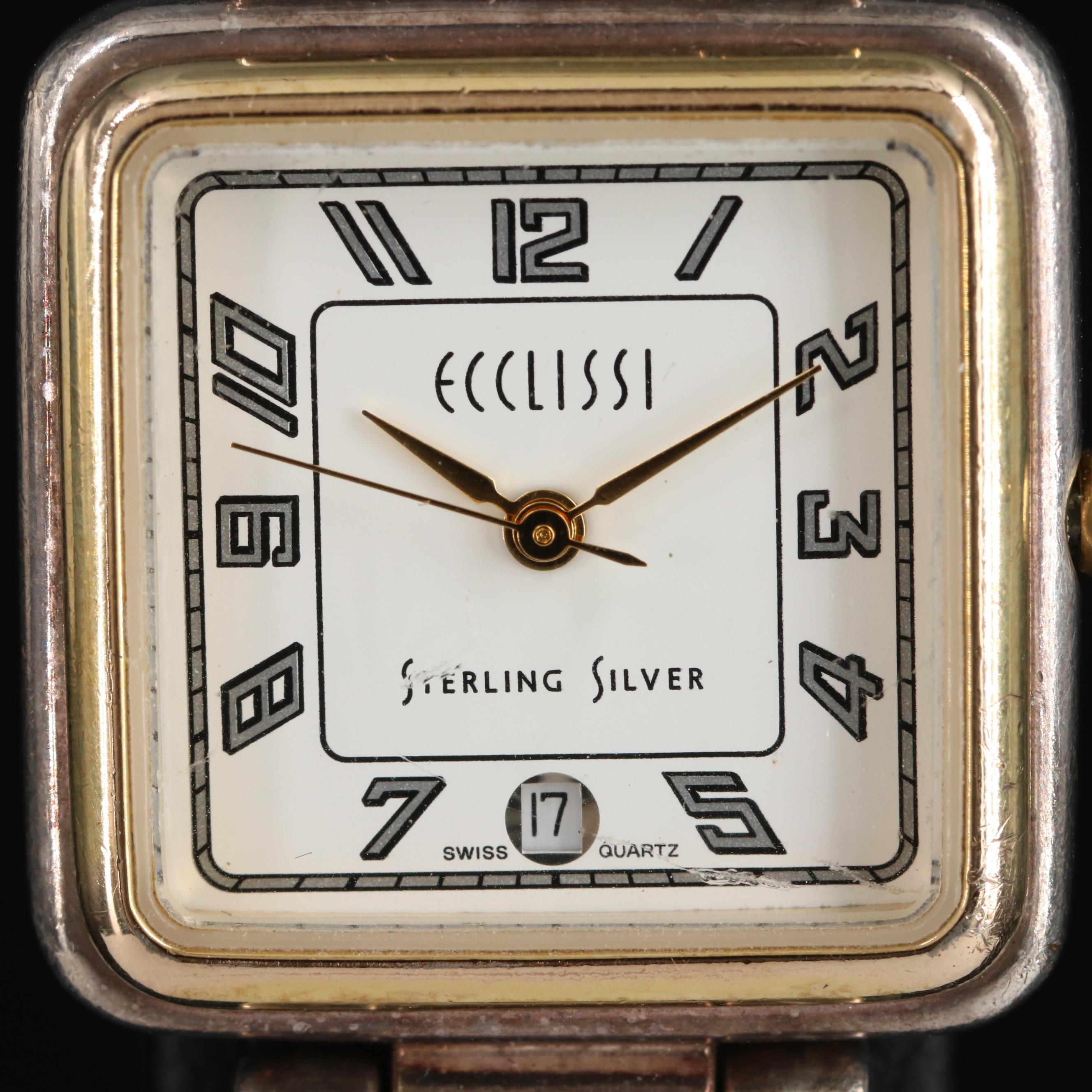 Ecclissi Sterling Silver Quartz Watch