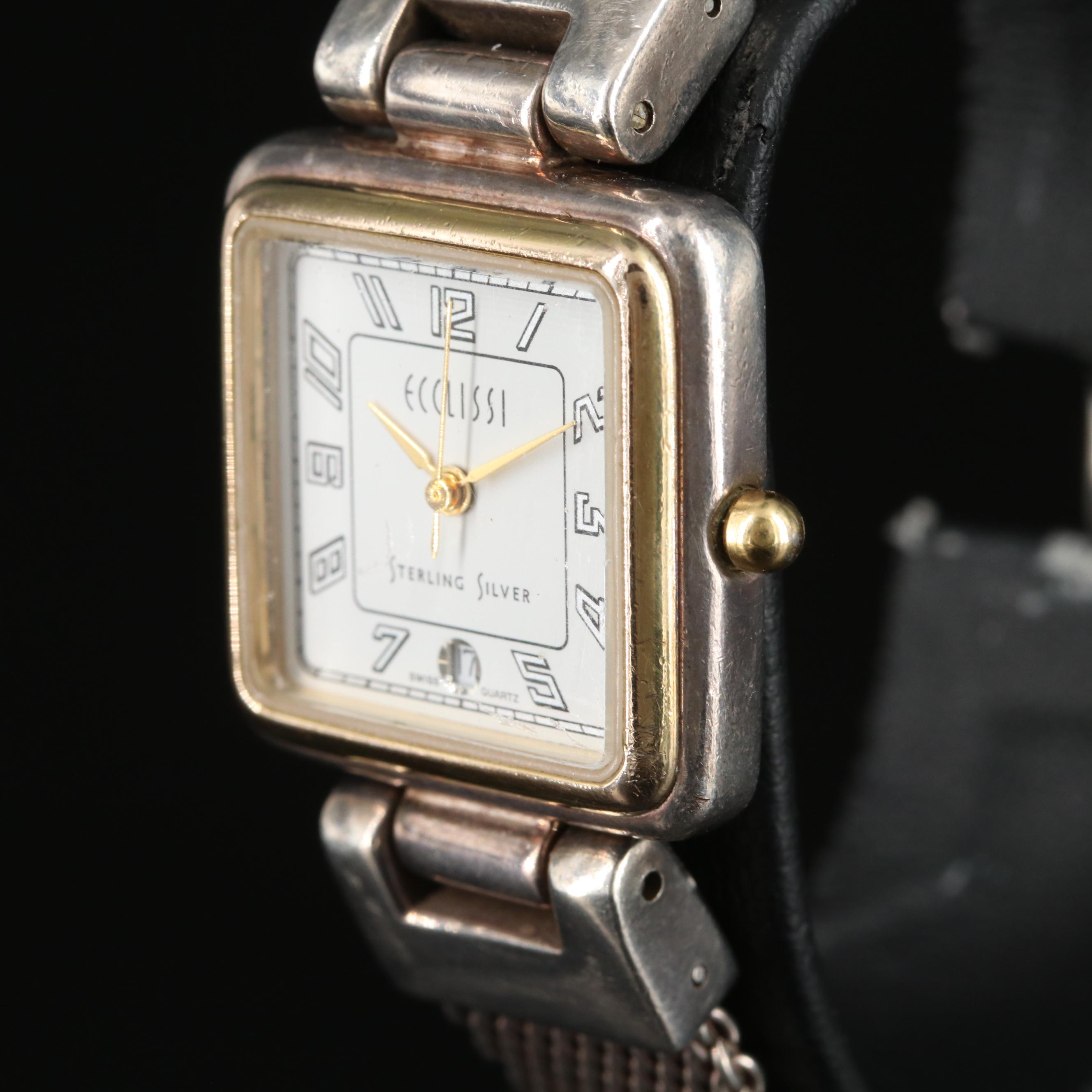 Ecclissi Sterling Silver Quartz Watch