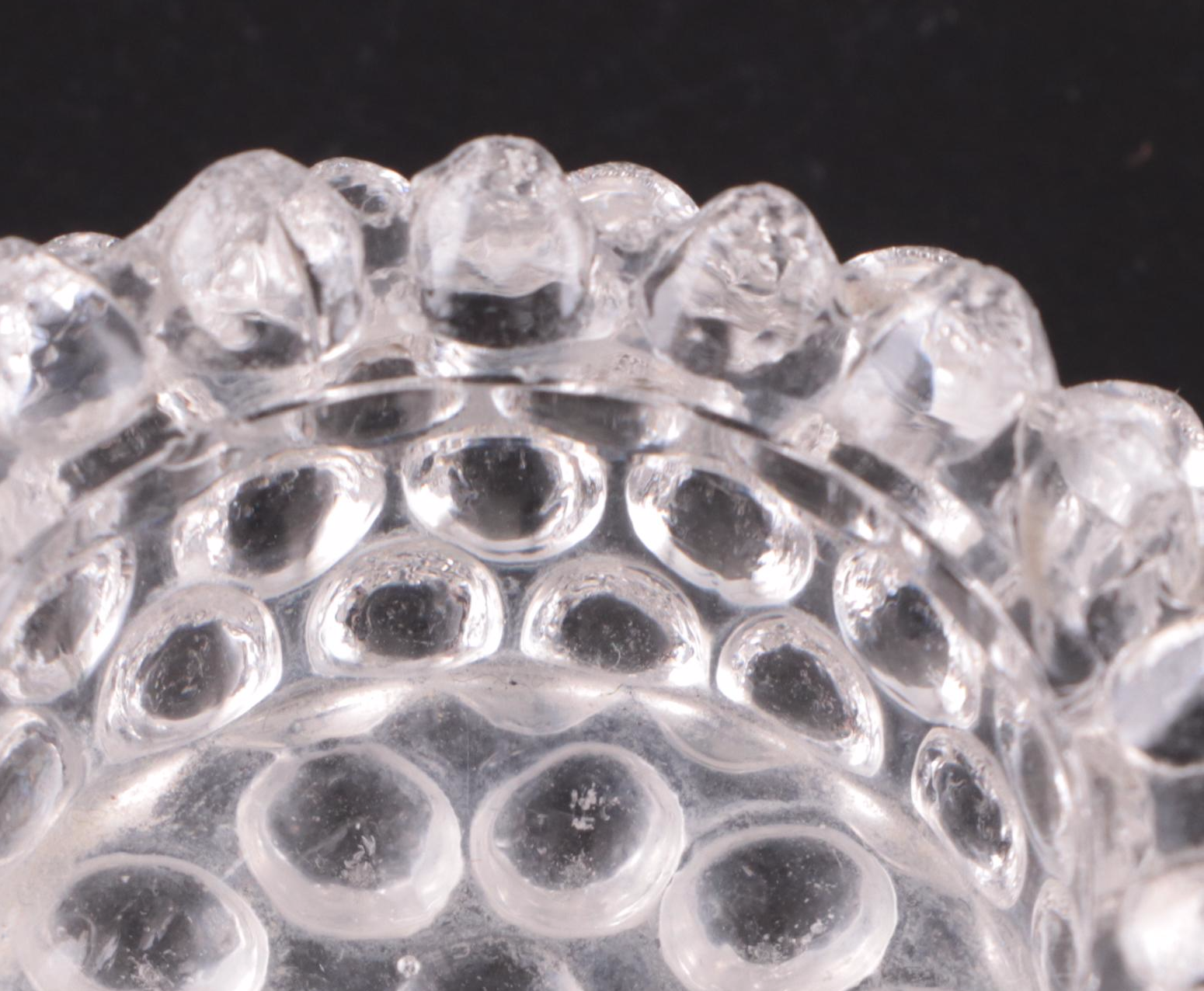 Indiana Glass "Sandwich" Dishes with Other Pressed Glass Plates and Salt Cellars