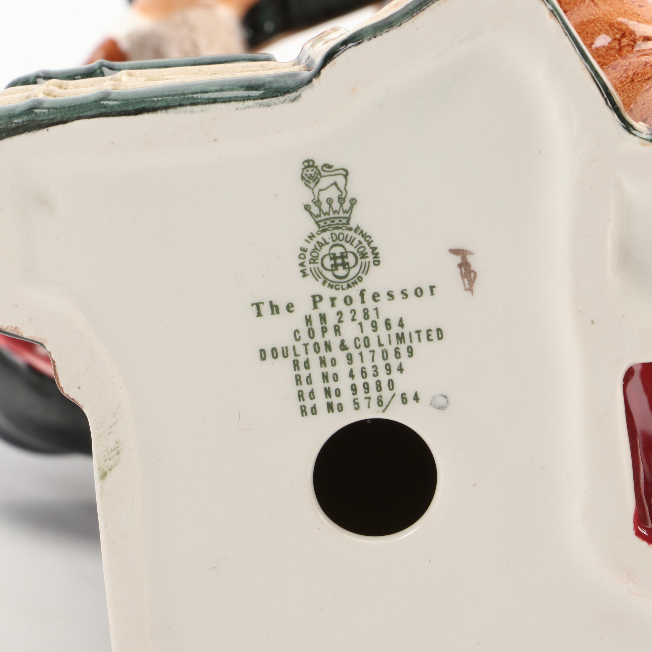 Royal Copenhagen "Shepherd Boy with Dog" with Other Porcelain Figurines