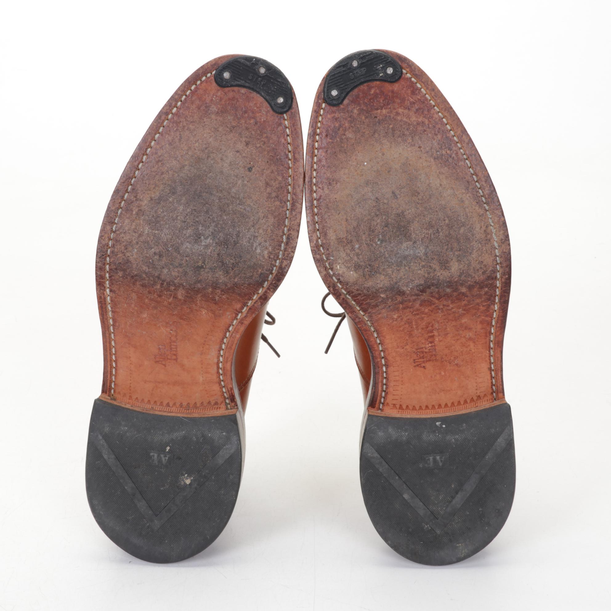 Four Pairs of Johnston and Murphy Men's Leather Shoes