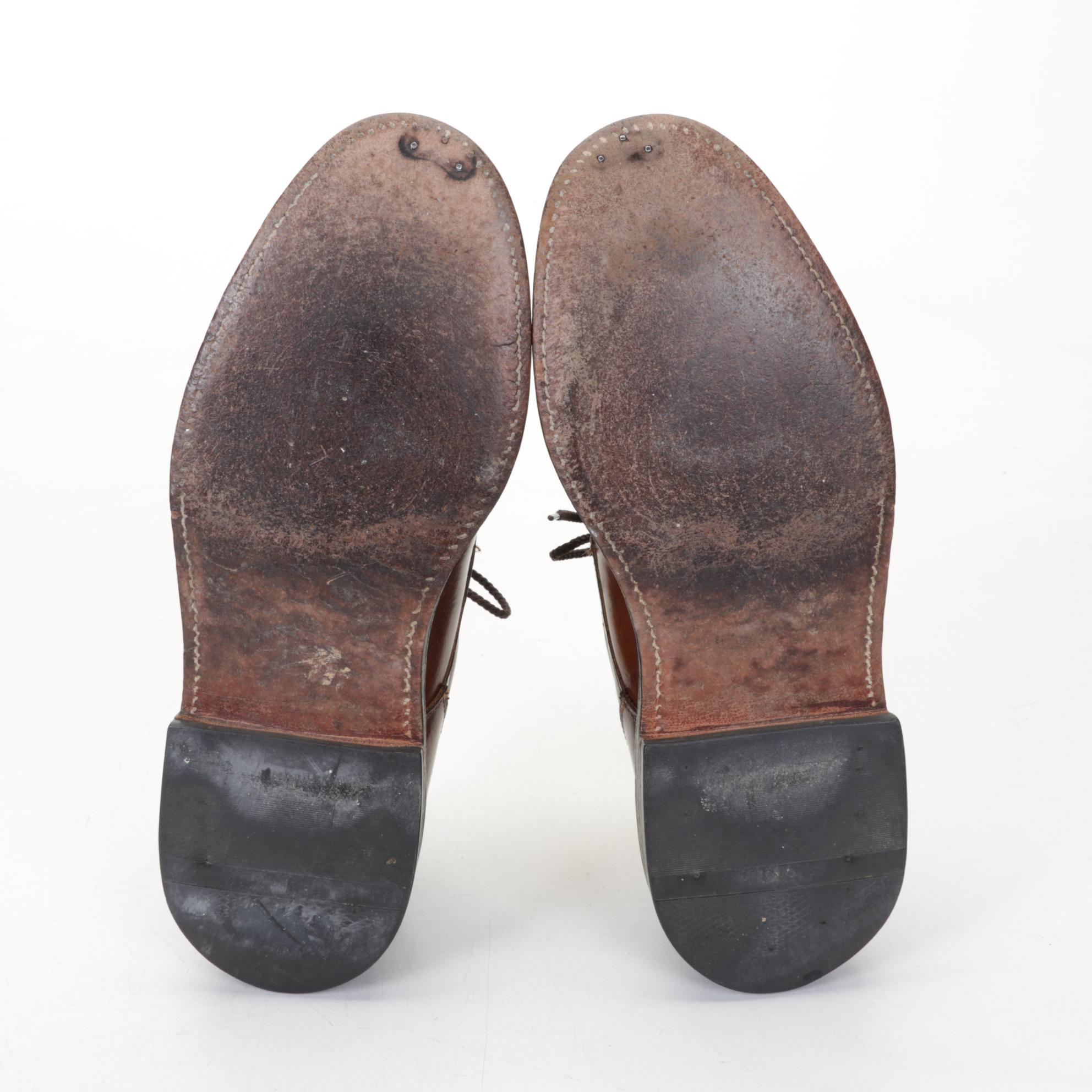 Four Pairs of Johnston and Murphy Men's Leather Shoes