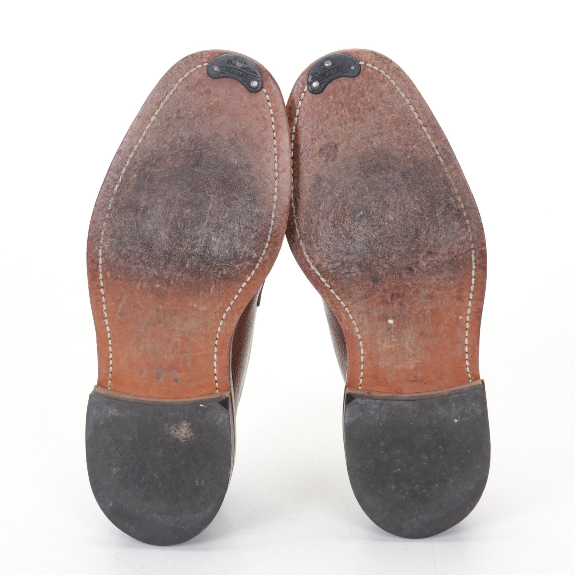 Four Pairs of Johnston and Murphy Men's Leather Shoes