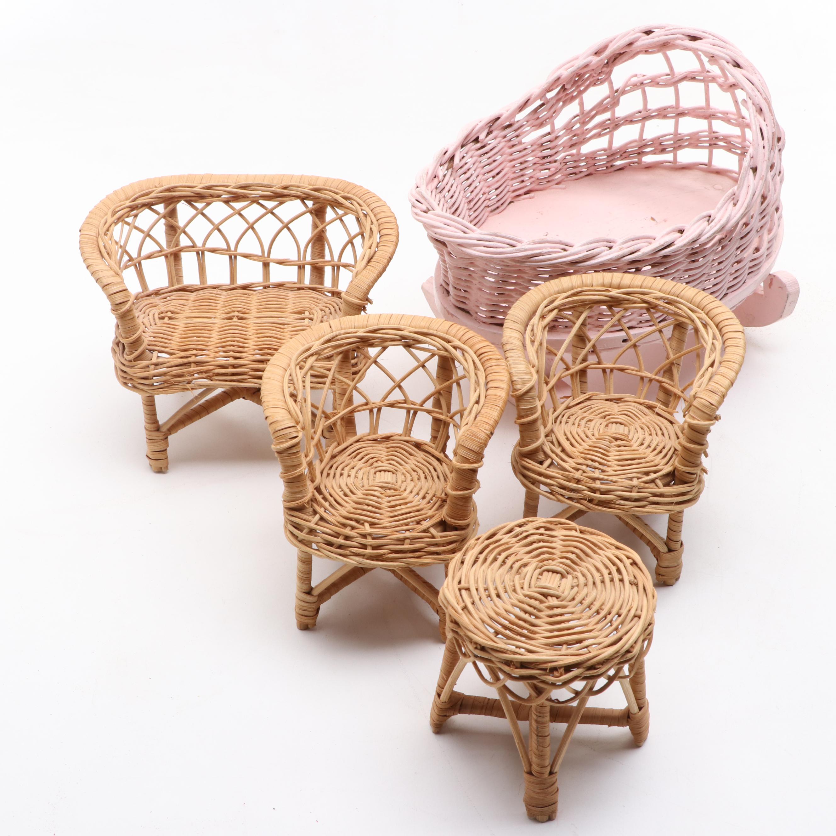 Mattel Sunshine Family with Other Dolls and Furniture