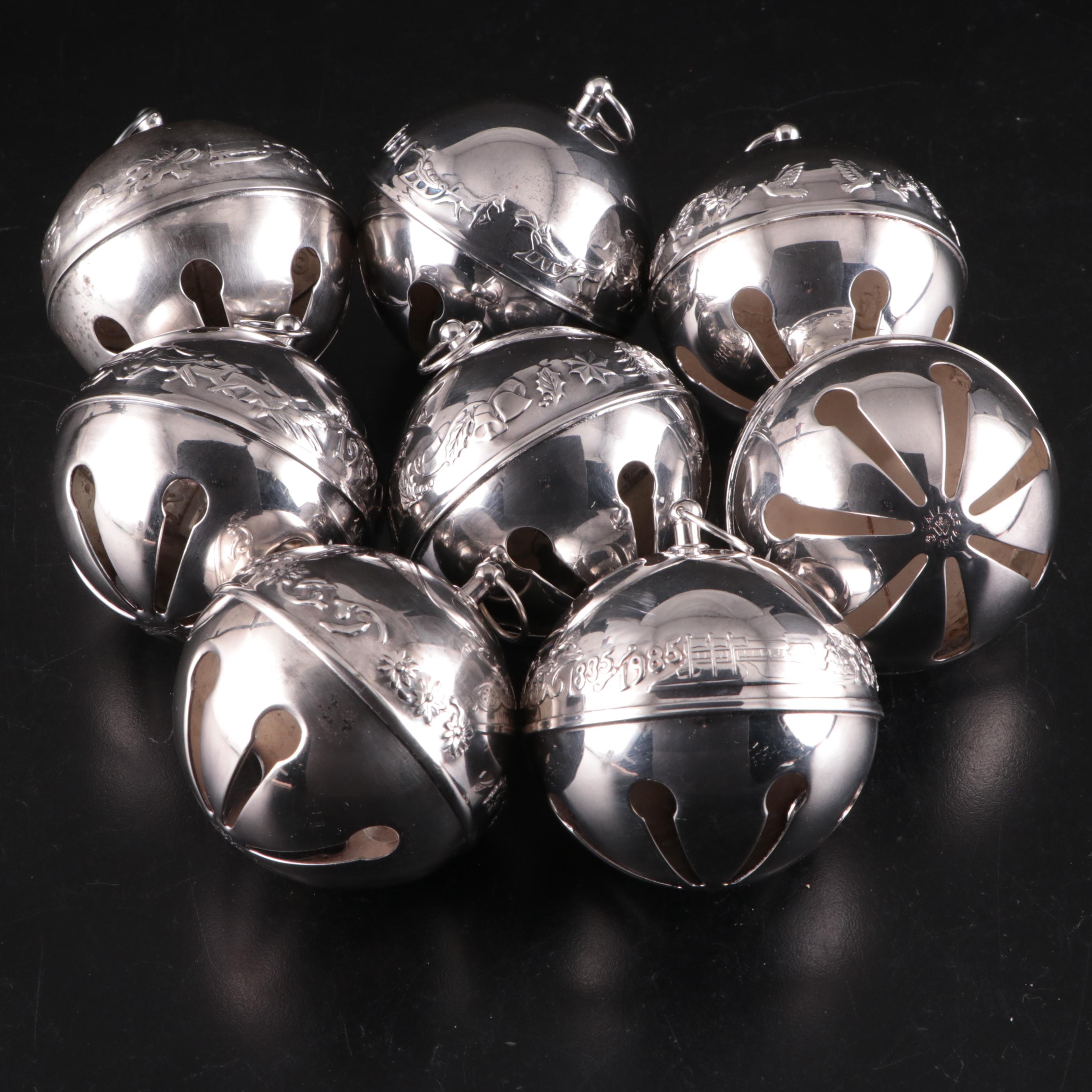 Wallace Silverplate Ornament Annual Christmas Bells