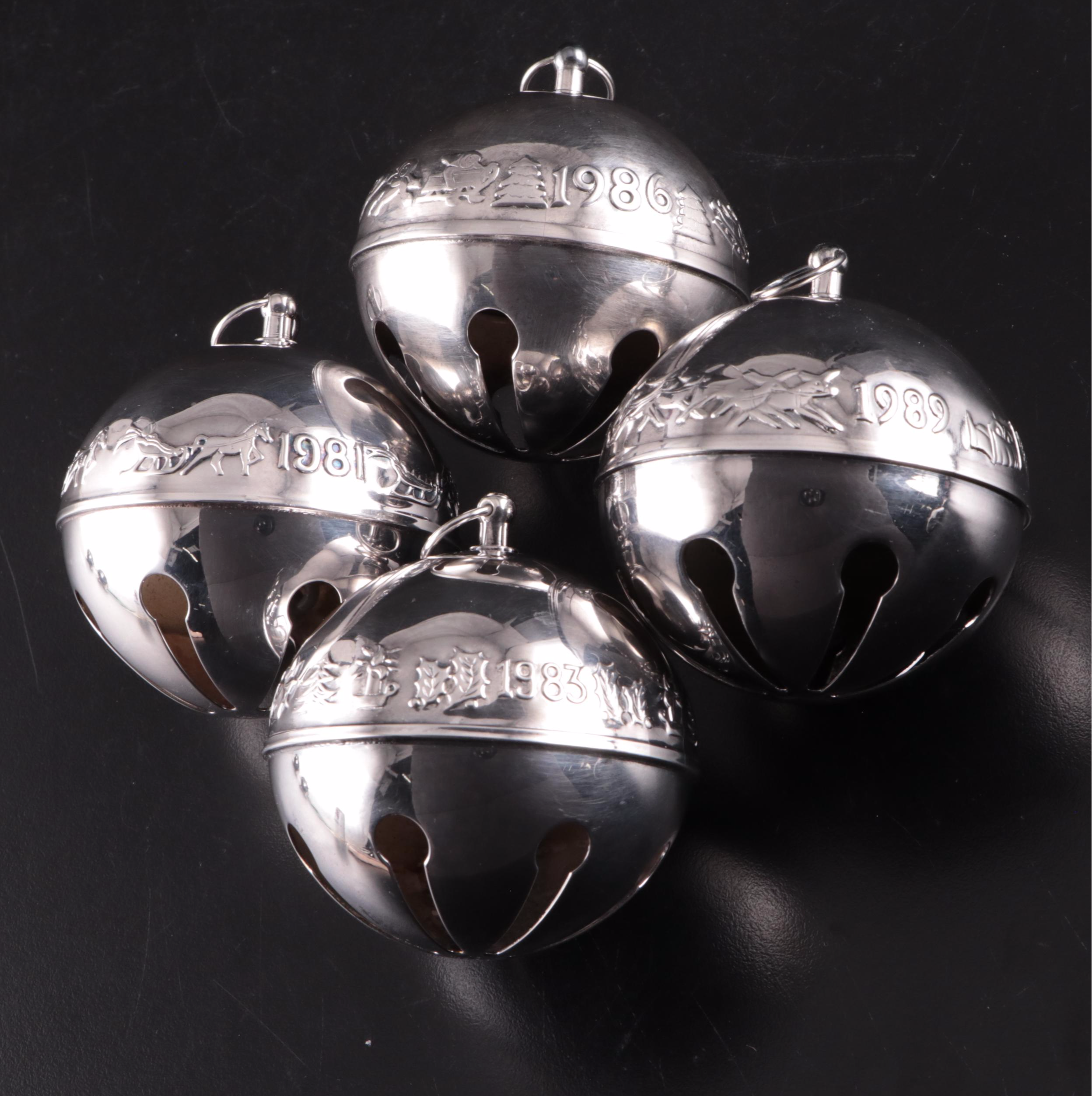 Wallace Silverplate Ornament Annual Christmas Bells