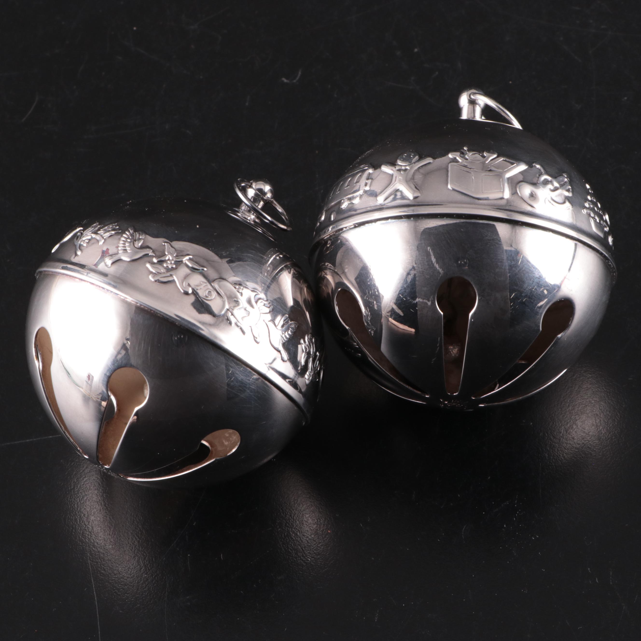 Wallace Silverplate Ornament Annual Christmas Bells