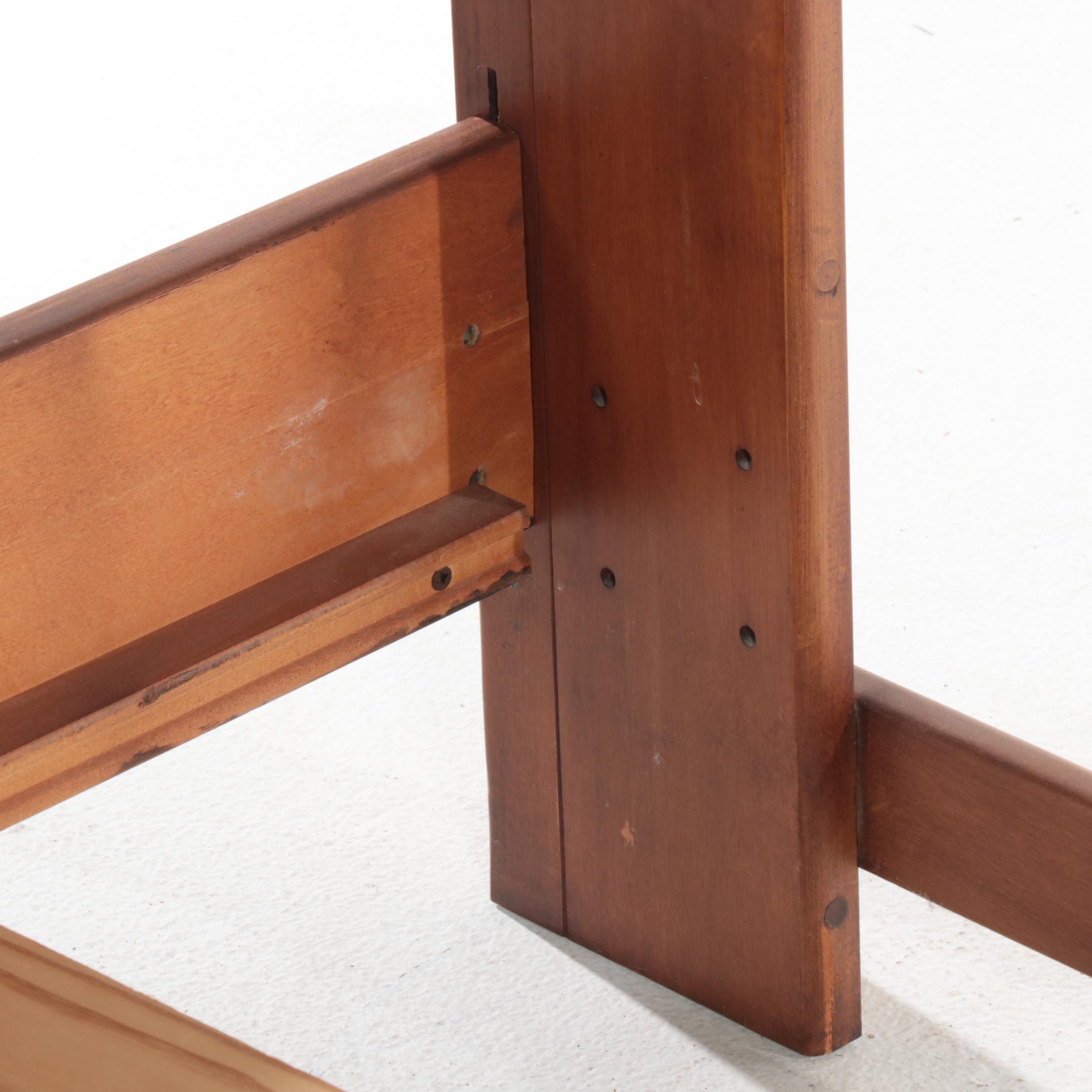 Mission Style Sleigh Bed Frame