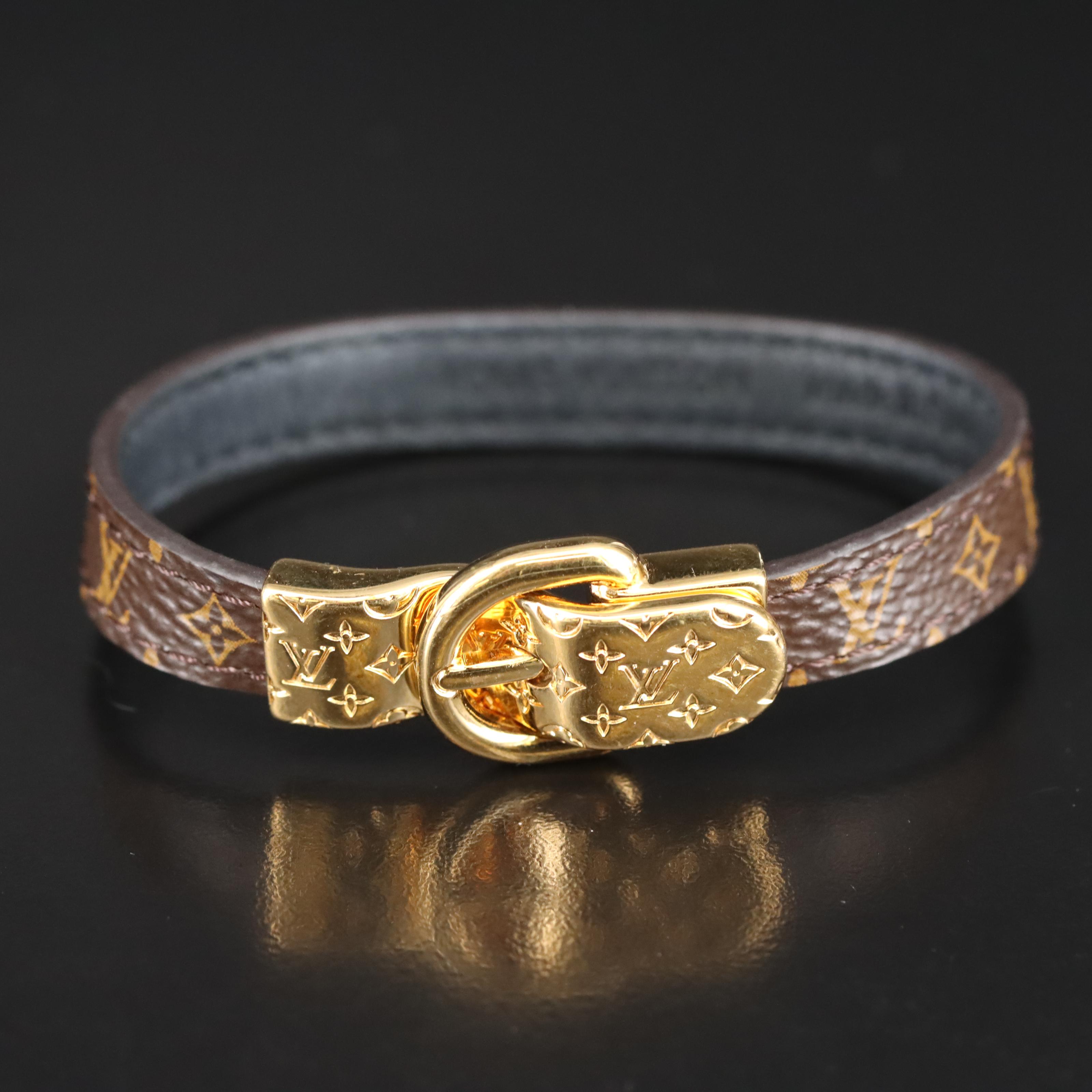 Louis Vuitton Monogram Coated Canvas Bracelet