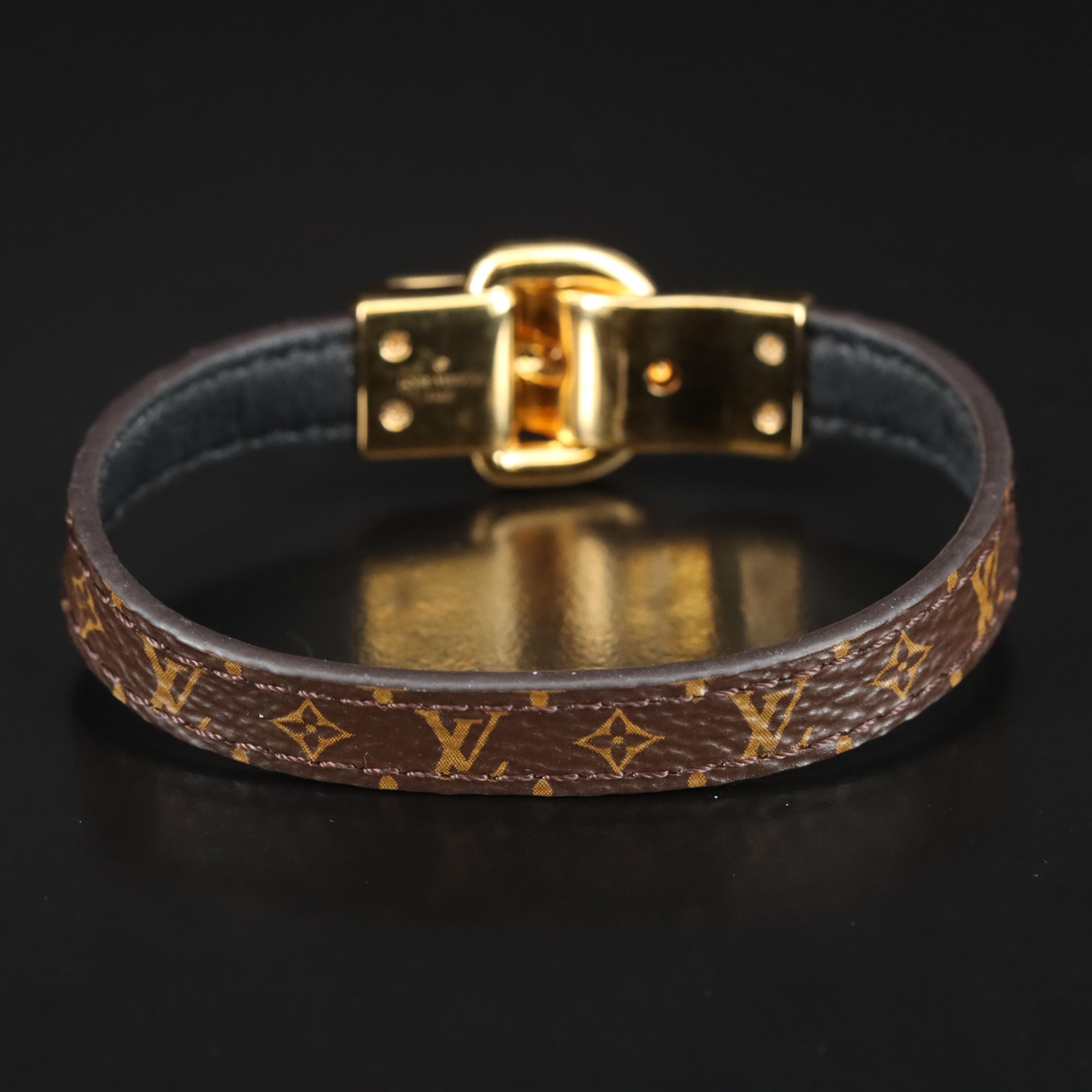 Louis Vuitton Monogram Coated Canvas Bracelet