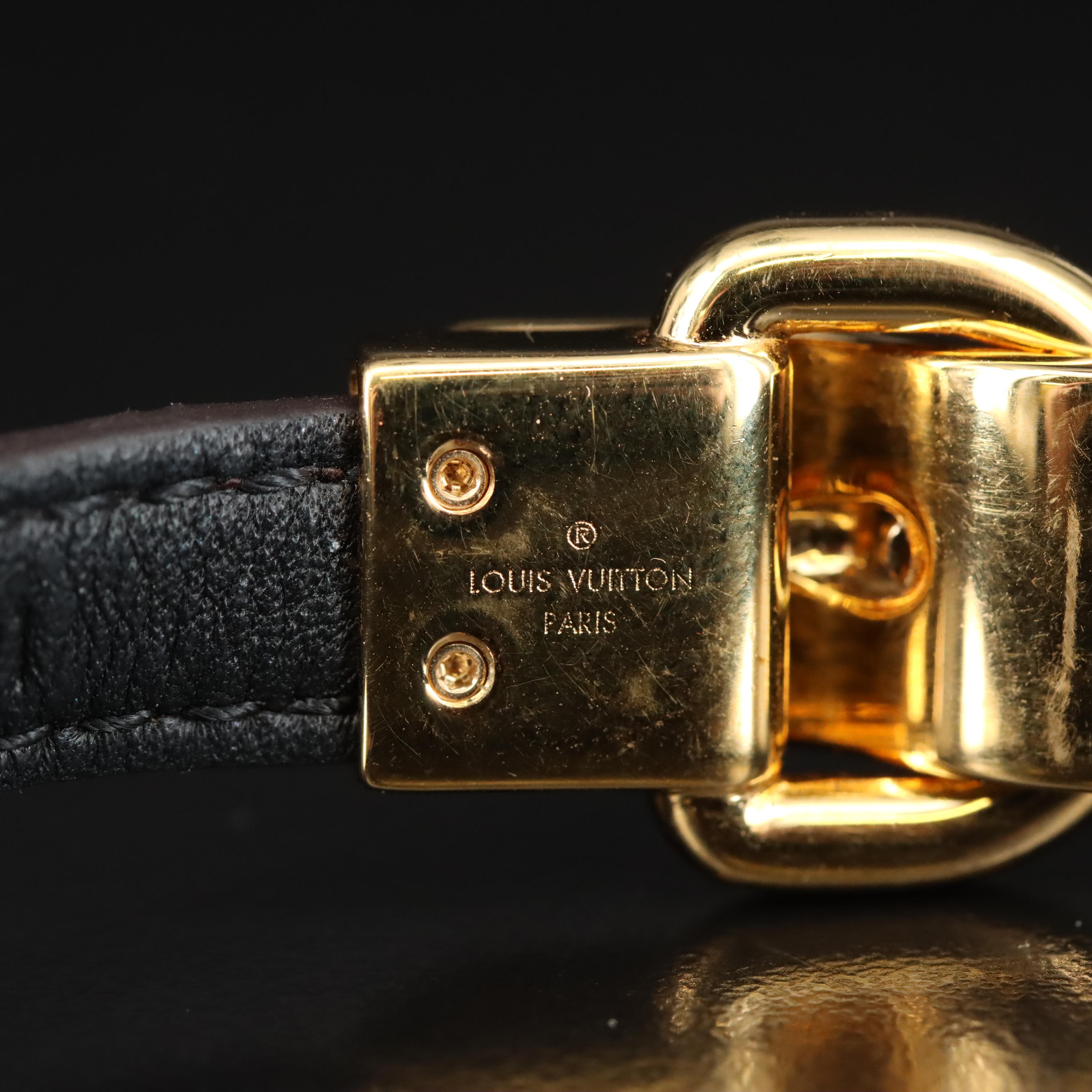 Louis Vuitton Monogram Coated Canvas Bracelet