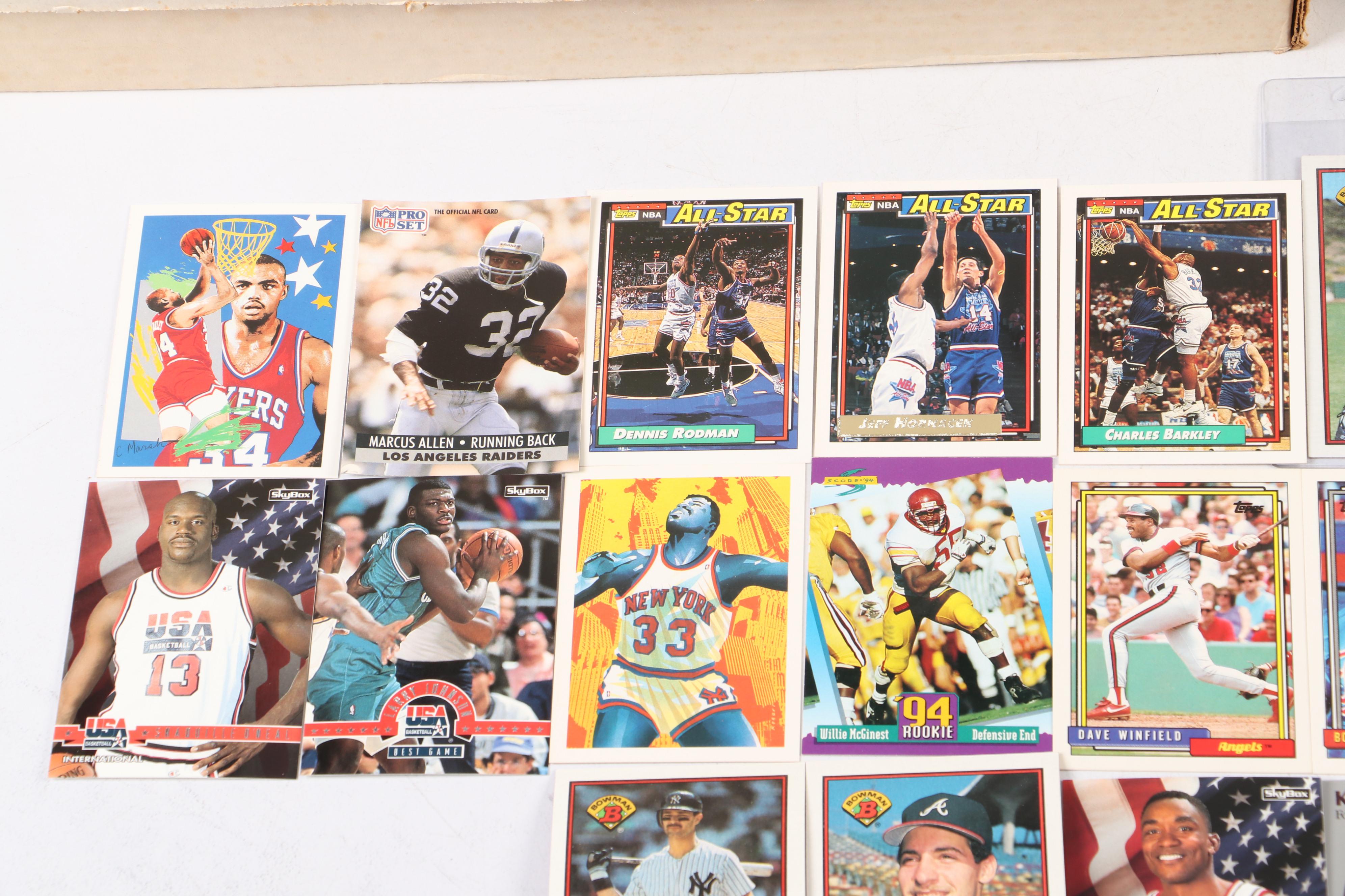 Bowman with Other Sports Cards Featuring Ken Griffey Jr. Rookie and More