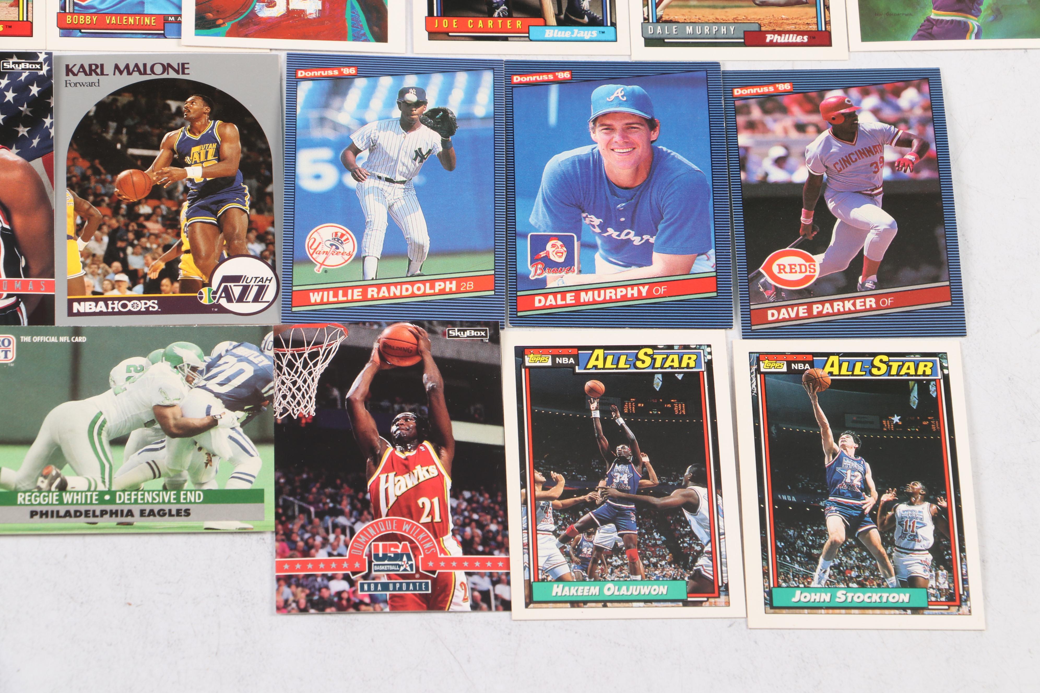 Bowman with Other Sports Cards Featuring Ken Griffey Jr. Rookie and More