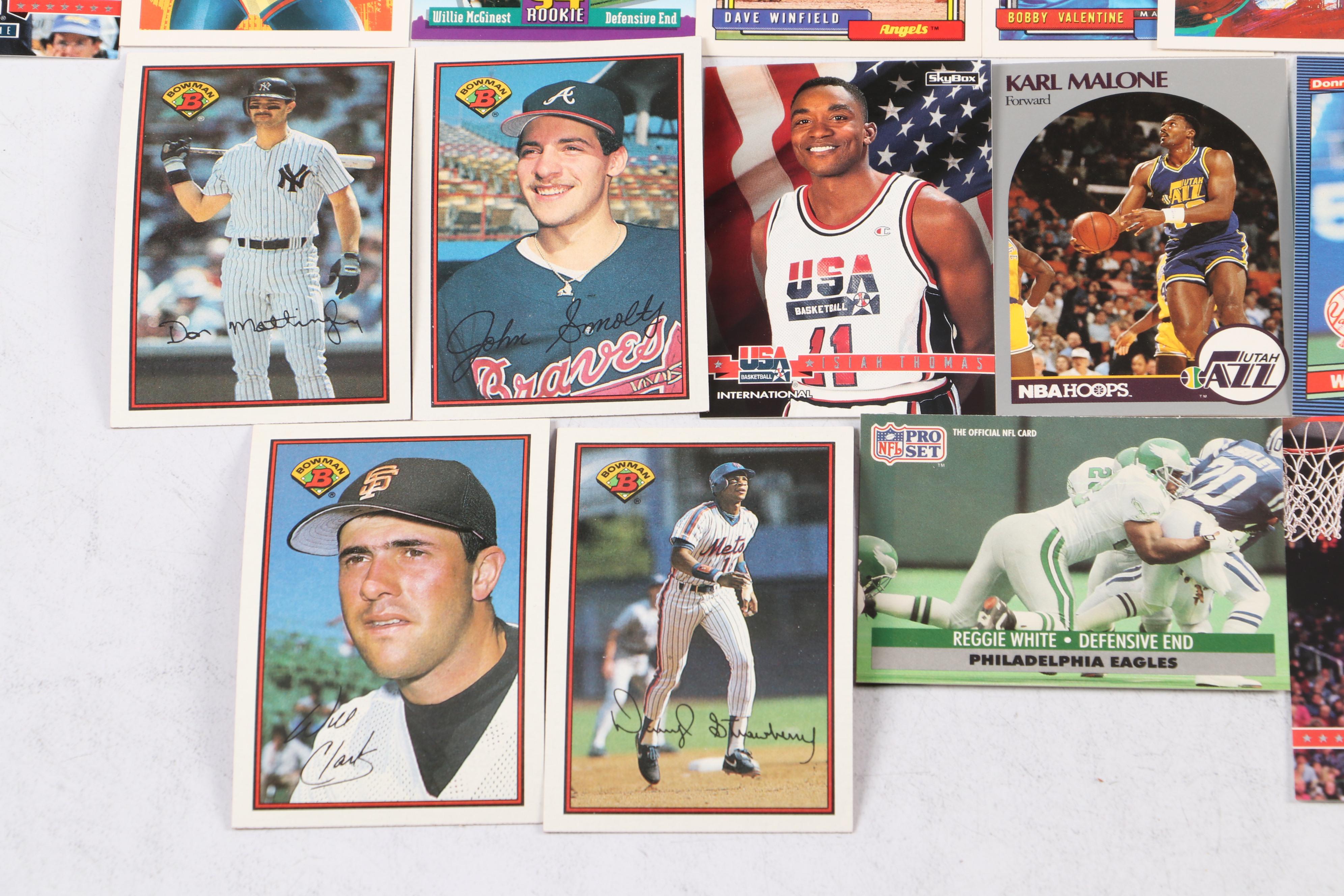Bowman with Other Sports Cards Featuring Ken Griffey Jr. Rookie and More