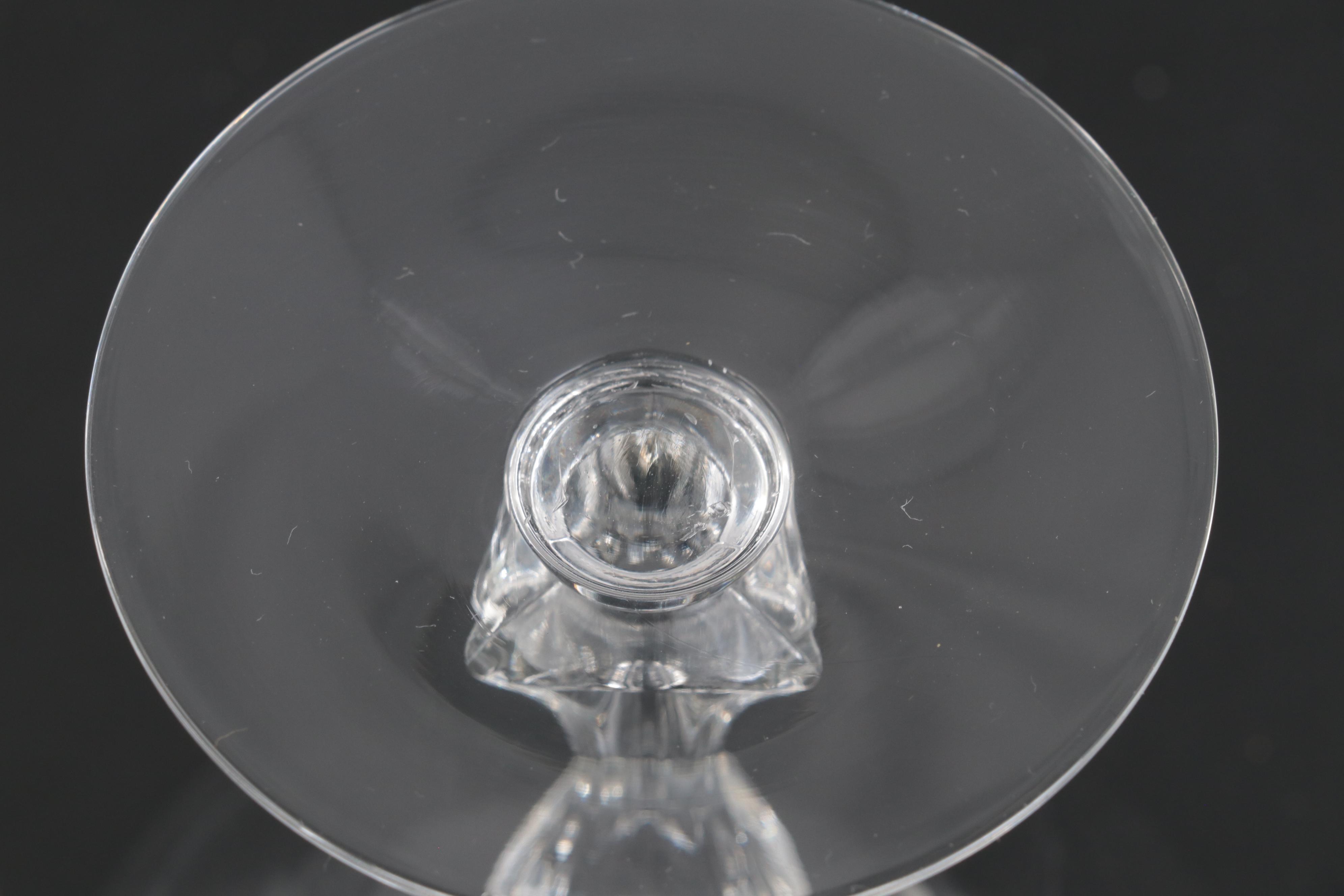 Tiffin-Franciscan "Lark" Crystal Stemware, Mid-20th Century