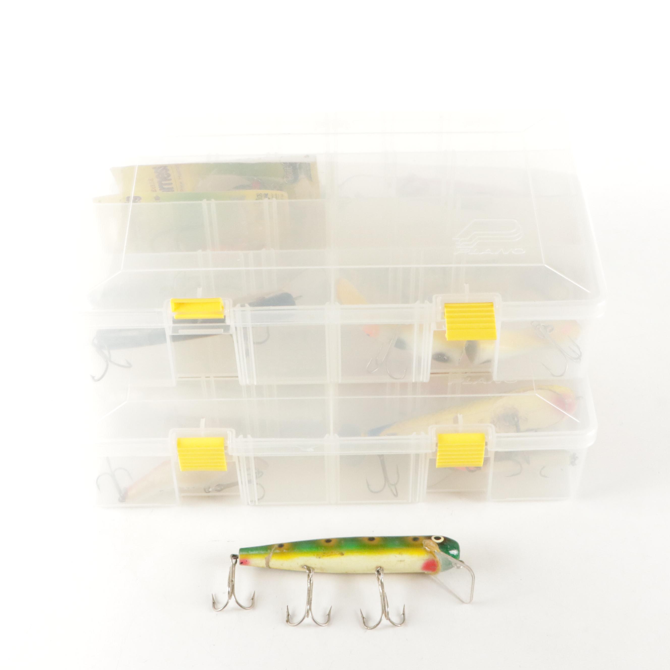 Drifter Tackle, Buchertail, A. C. Shiners with Other Fishing Lures and Hooks