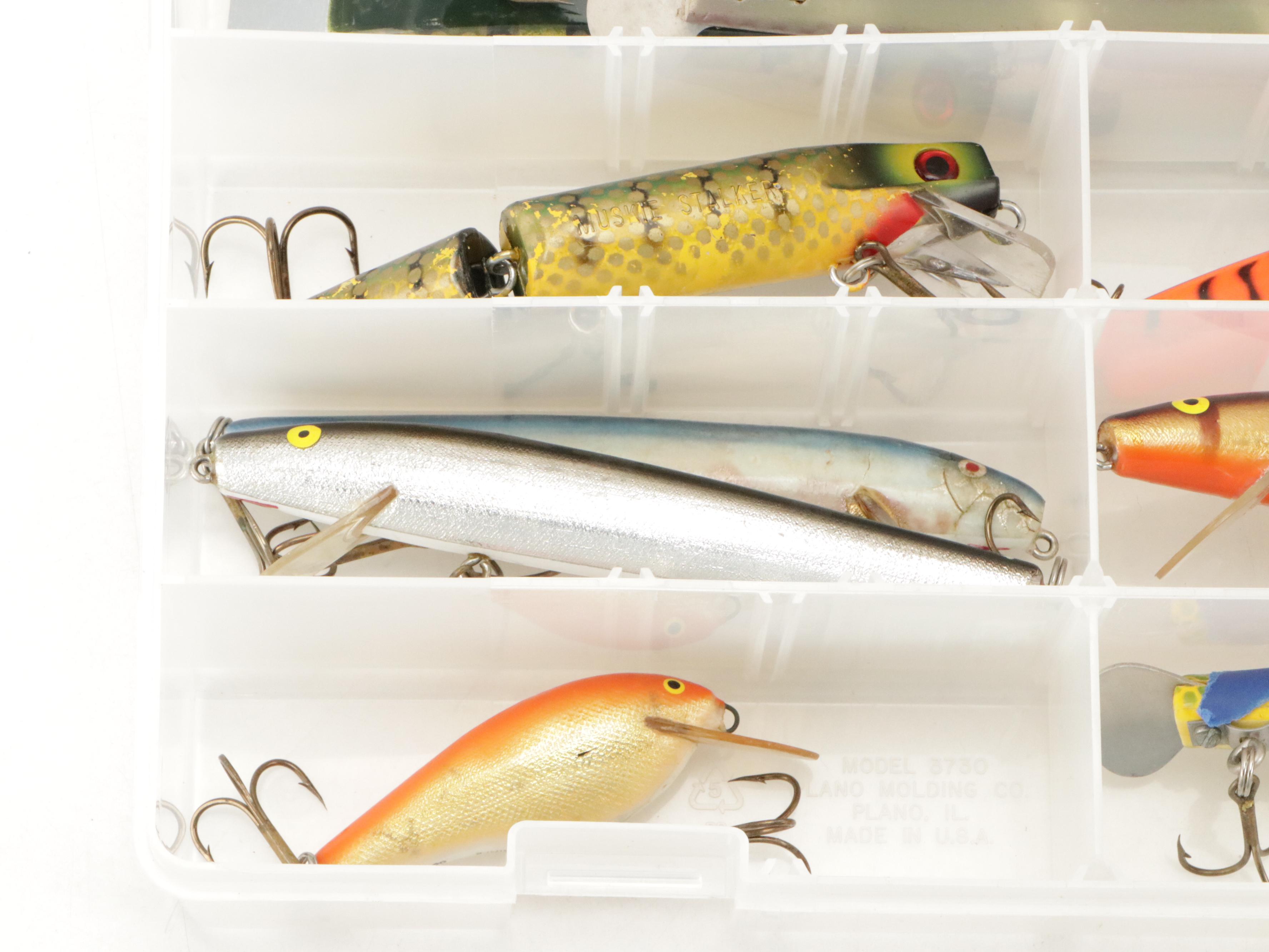 Drifter Tackle, Buchertail, A. C. Shiners with Other Fishing Lures and Hooks