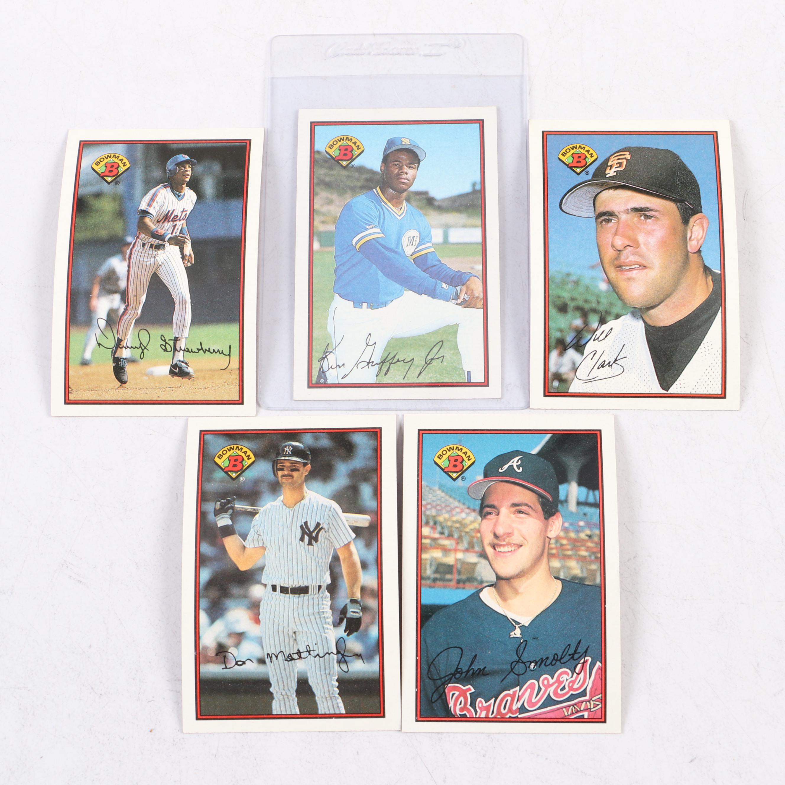 Bowman with Other Sports Cards Featuring Ken Griffey Jr. Rookie and More