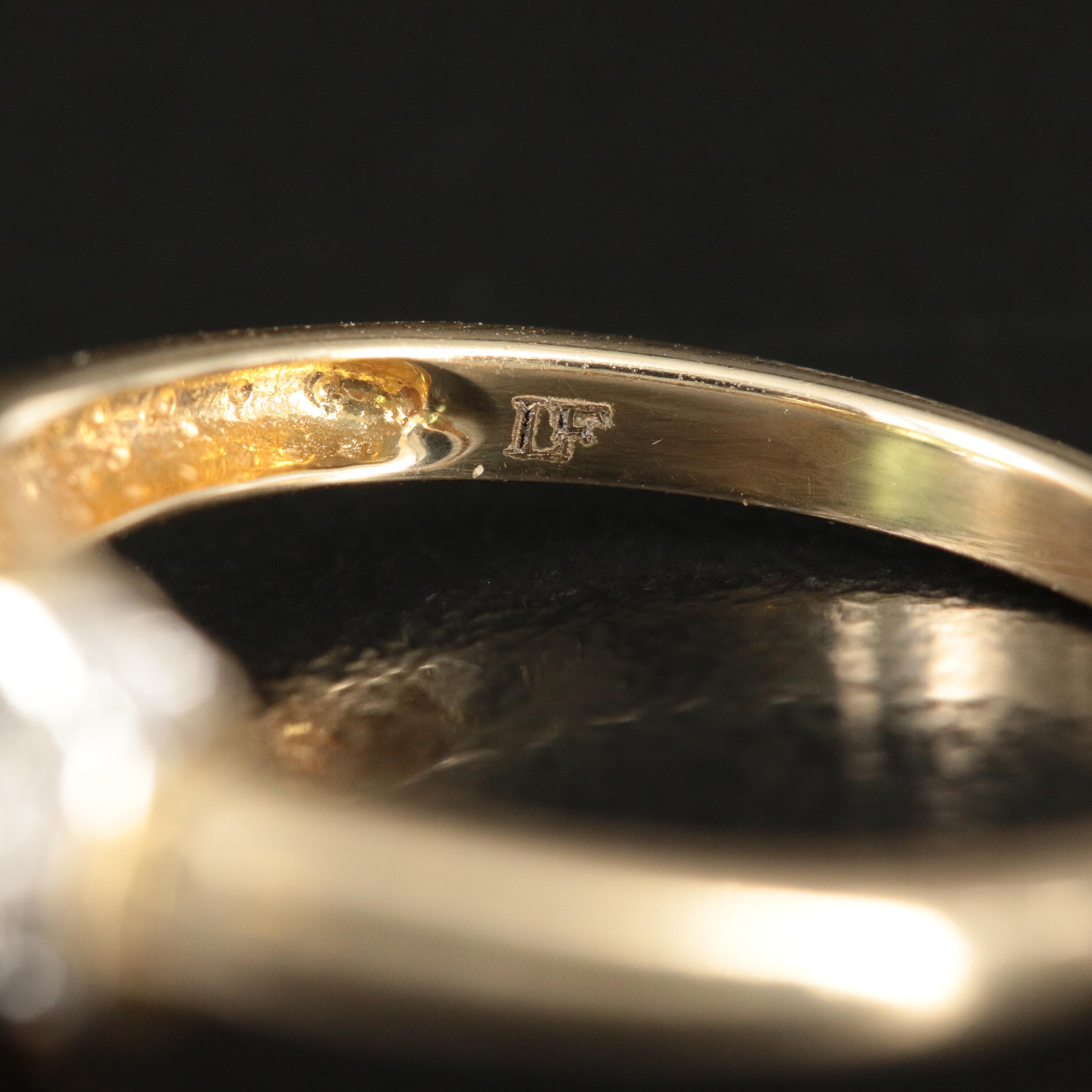 14K 2.75 CT Tourmaline and Diamond Ring