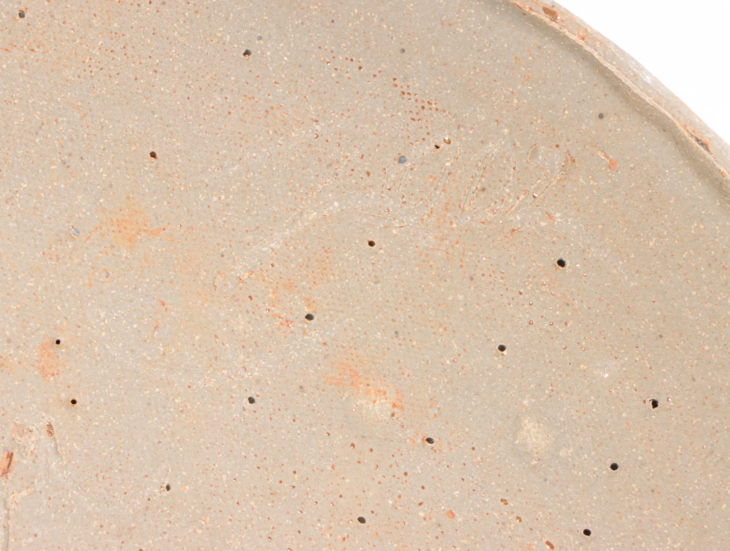 Signed Art Pottery Folk Art Sun, 2002