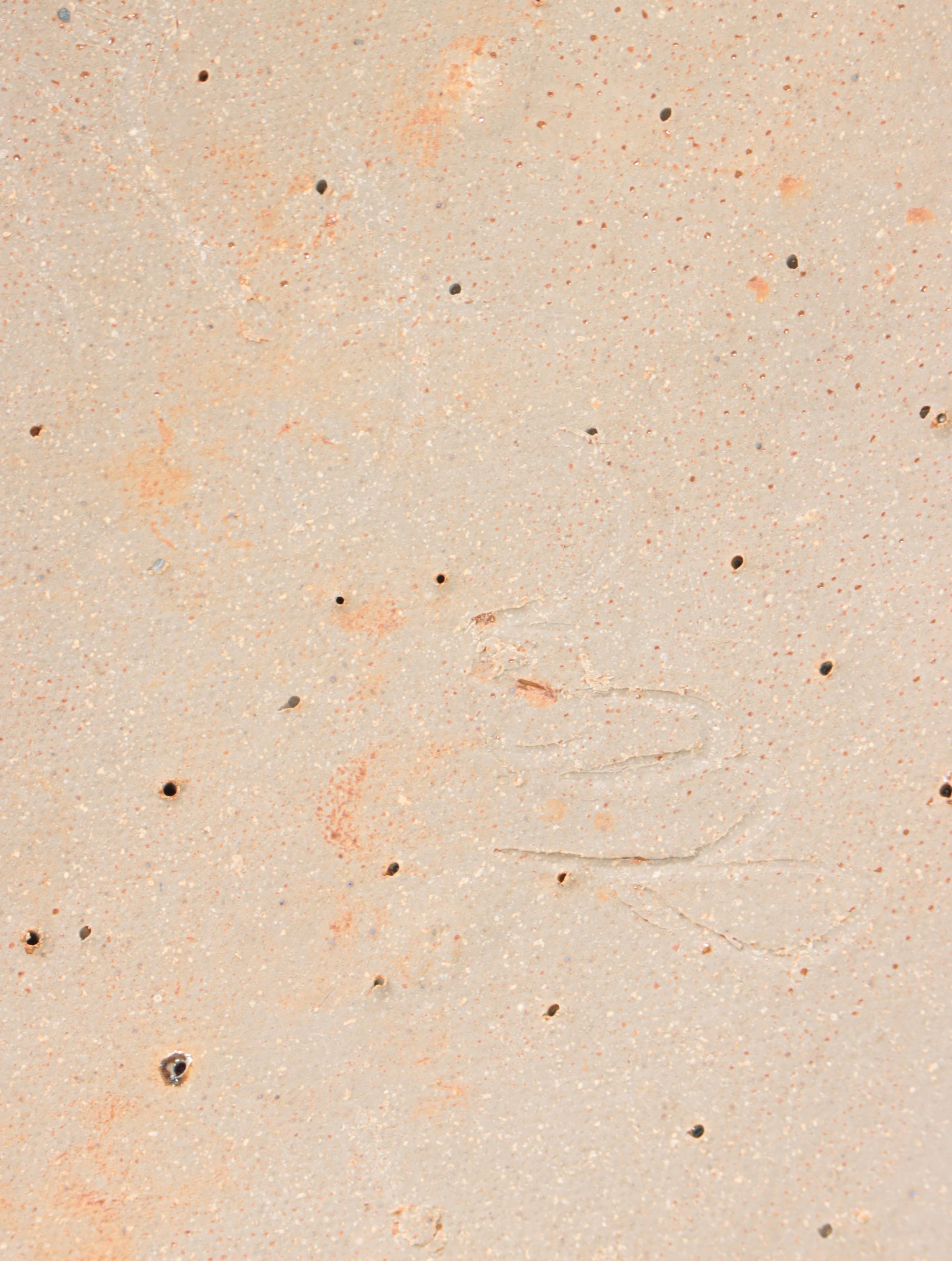 Signed Art Pottery Folk Art Sun, 2002